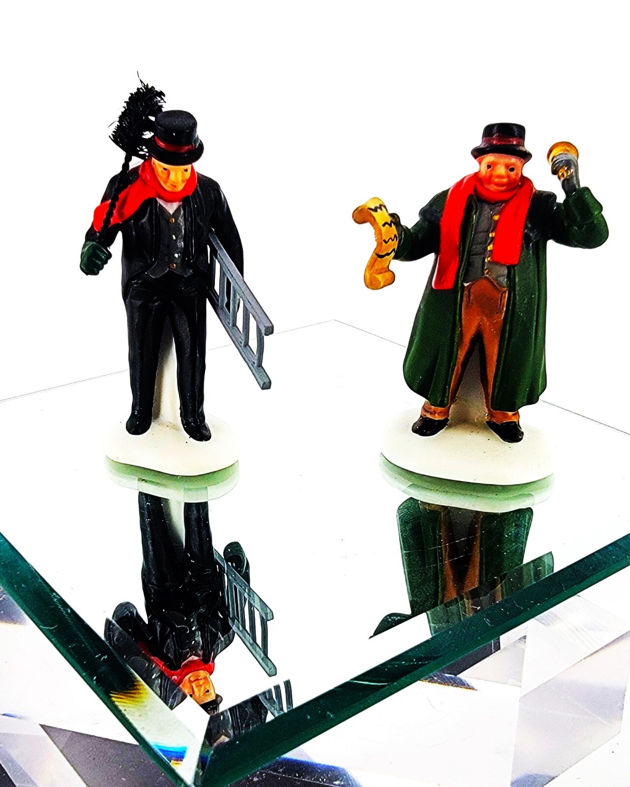 Department 56 H.V. Series Victorian Town Crier & Chimney Sweep #5569-7 Porcelain
