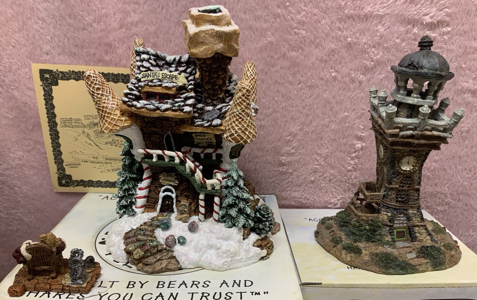 Boyd’s Bearly Built Villages Lot Of 13 Kringles Ben Chapel Woods Accessory Mini