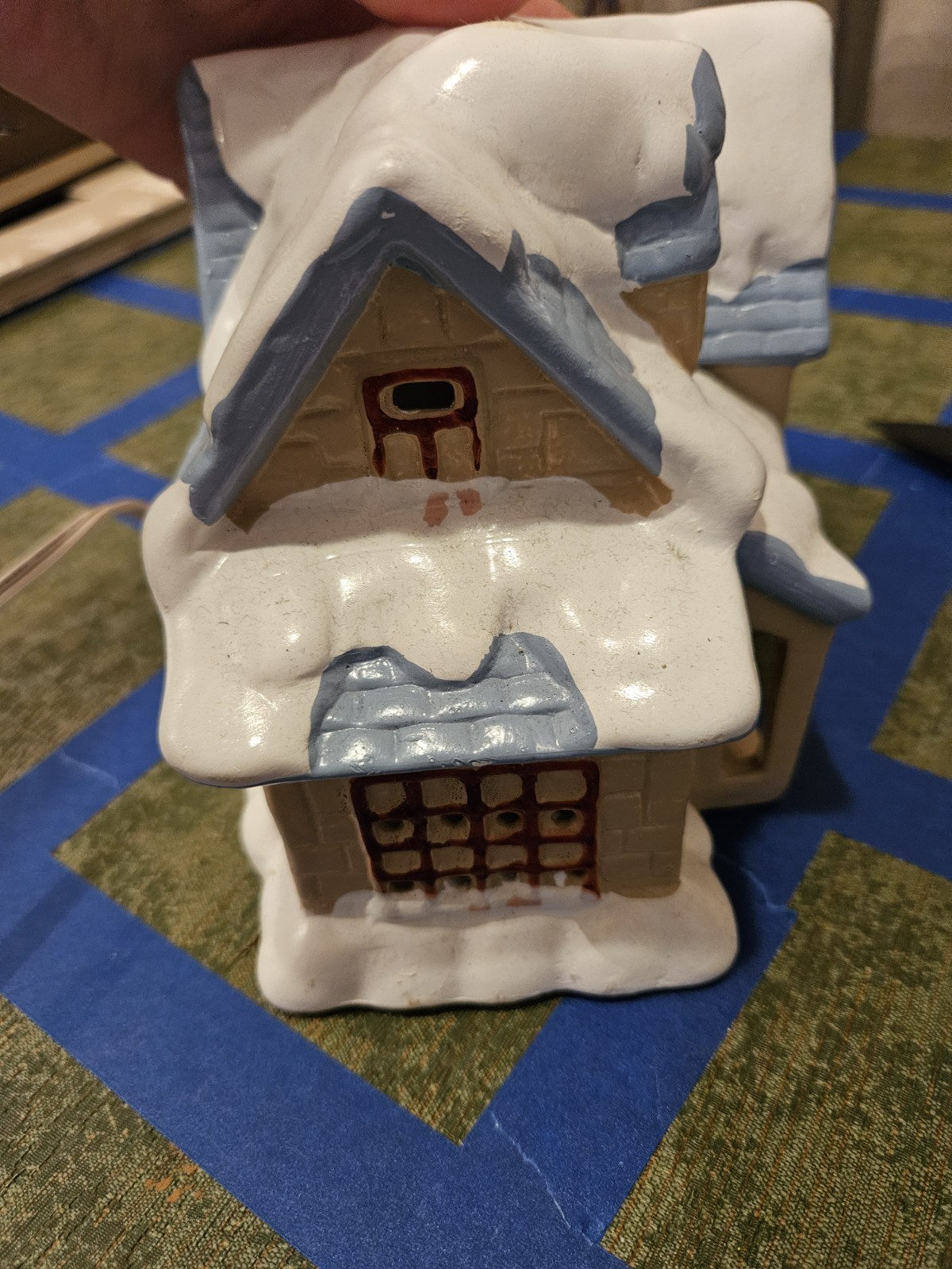 Christmas Around The World House Of Lloyd Country Cottage 1987 Lighted VTG 54566