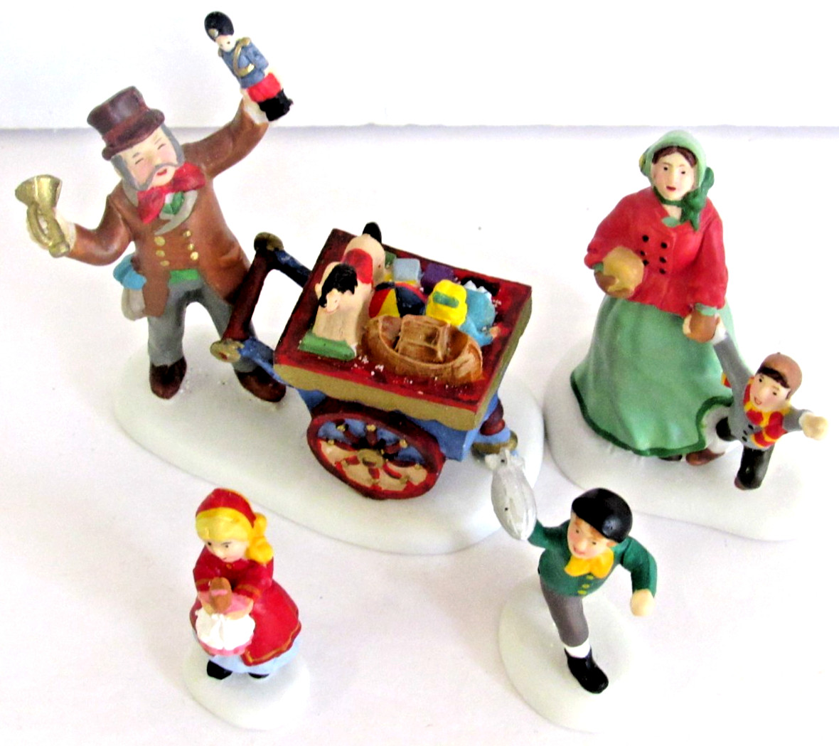 DEPT 56 “TEGAN’S ACCESSORY SET” (SET OF 4) ~(2013)~ **DICKENS’ VILLAGE** RARE !!