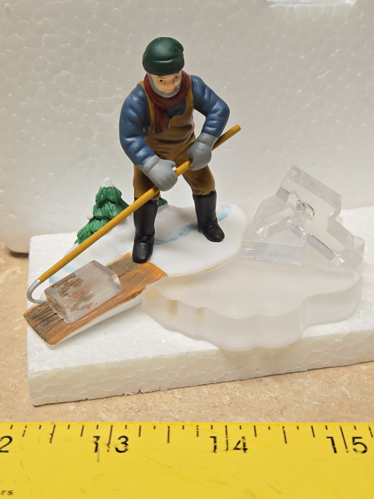 Dept. 56 Heritage Village Collection “Blue Star Ice Harvesters” Clean Boxed