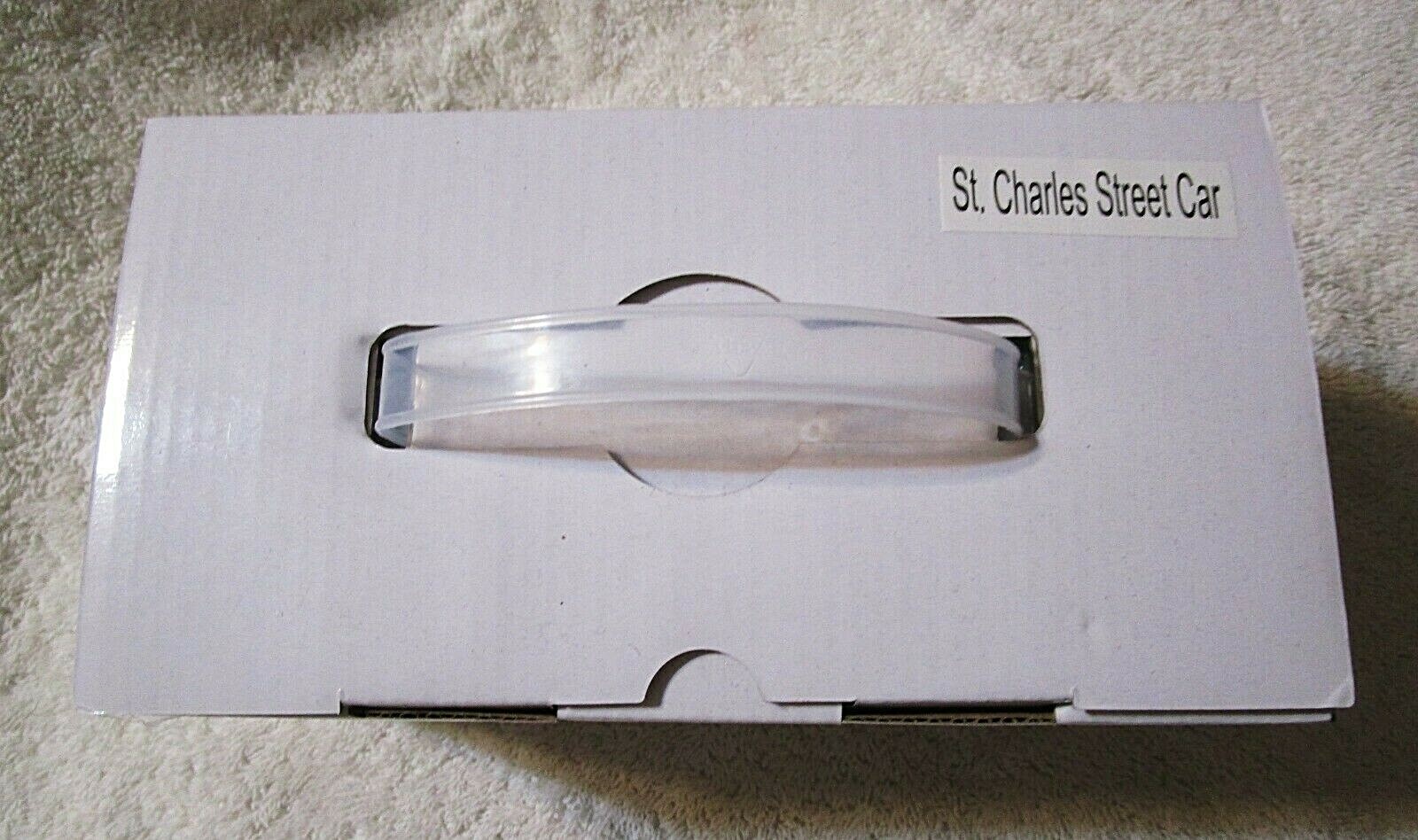 CRESCENT CITY CHRISTMAS VILLAGE “ST. CHARLES AVE STREETCAR” REPLICA COLLECTIBLE