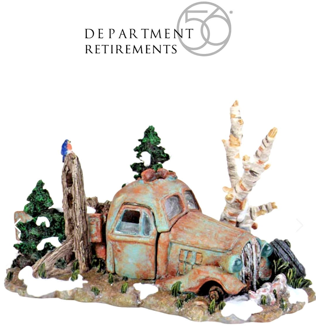 Department 56 Original Snow Village Bucks County – The Old Pick-up Truck #52868