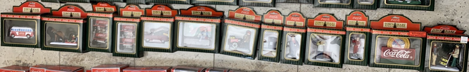 NIB Coca-Cola Town Square Village – 1996 1999 Accessories – New in Box