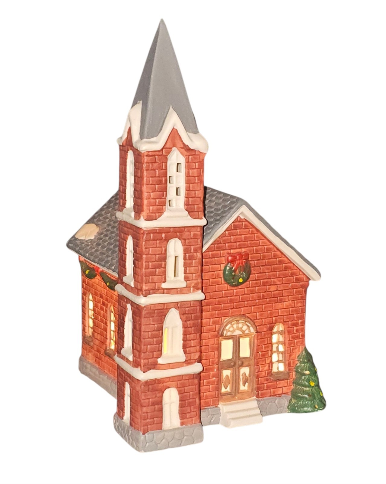 Dickens Collectables Handpainted Porcelain Lighted House 1992 Holiday Expression
