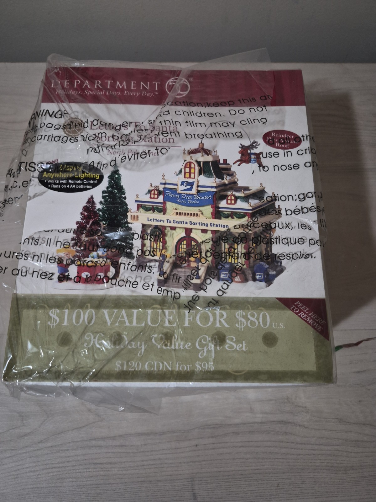 Department 56 Letters to Santa Sorting Station 2006 New