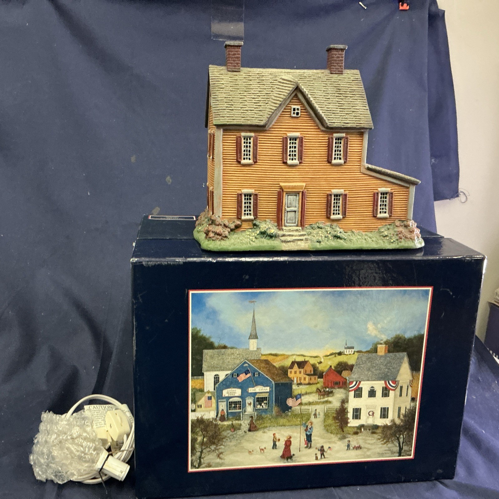 Lang & Wise Collectible Gilby House Liberty Village Folk Art First Edition 1997