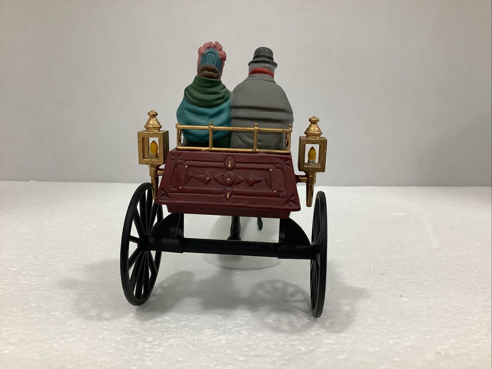 Dept 56 Heritage Village Series Accessory #58401 Red Christmas Sulky