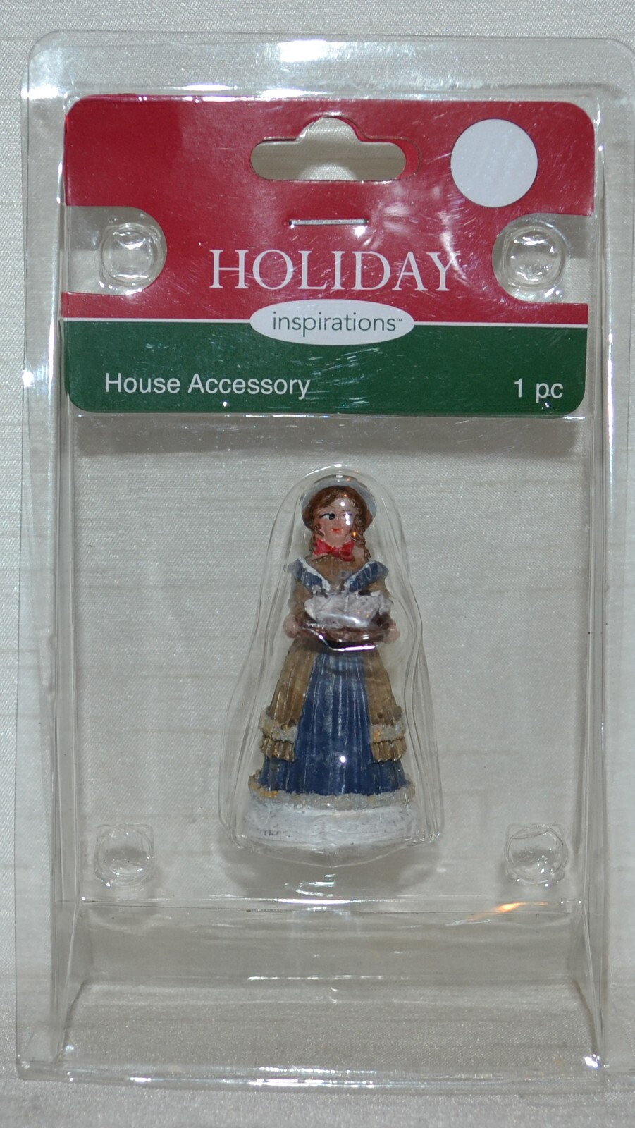 Christmas Village~Holiday Inspirations~Vintage Lady~Tray~Jo-Ann~#1094-5012~NEW