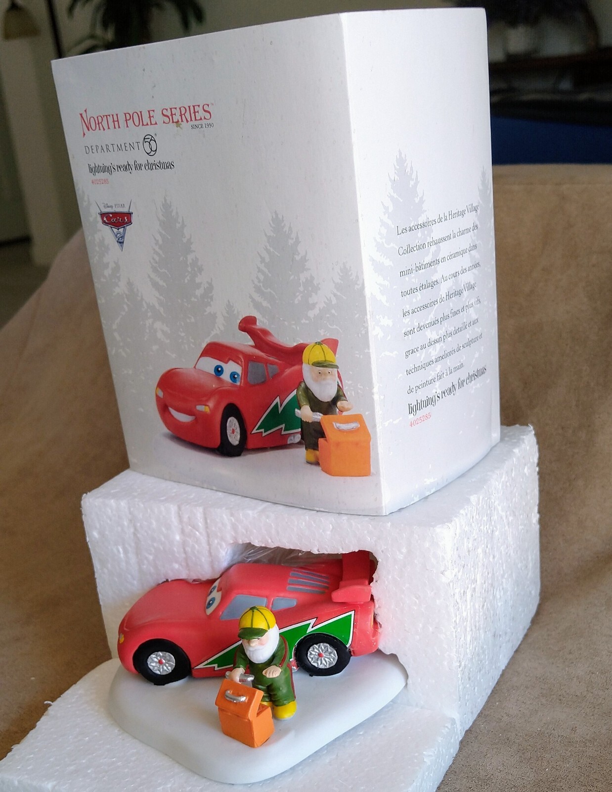 Lightning’s Ready for Christmas #4025285 Dept 56 North Pole – BUYER GUARANTEE