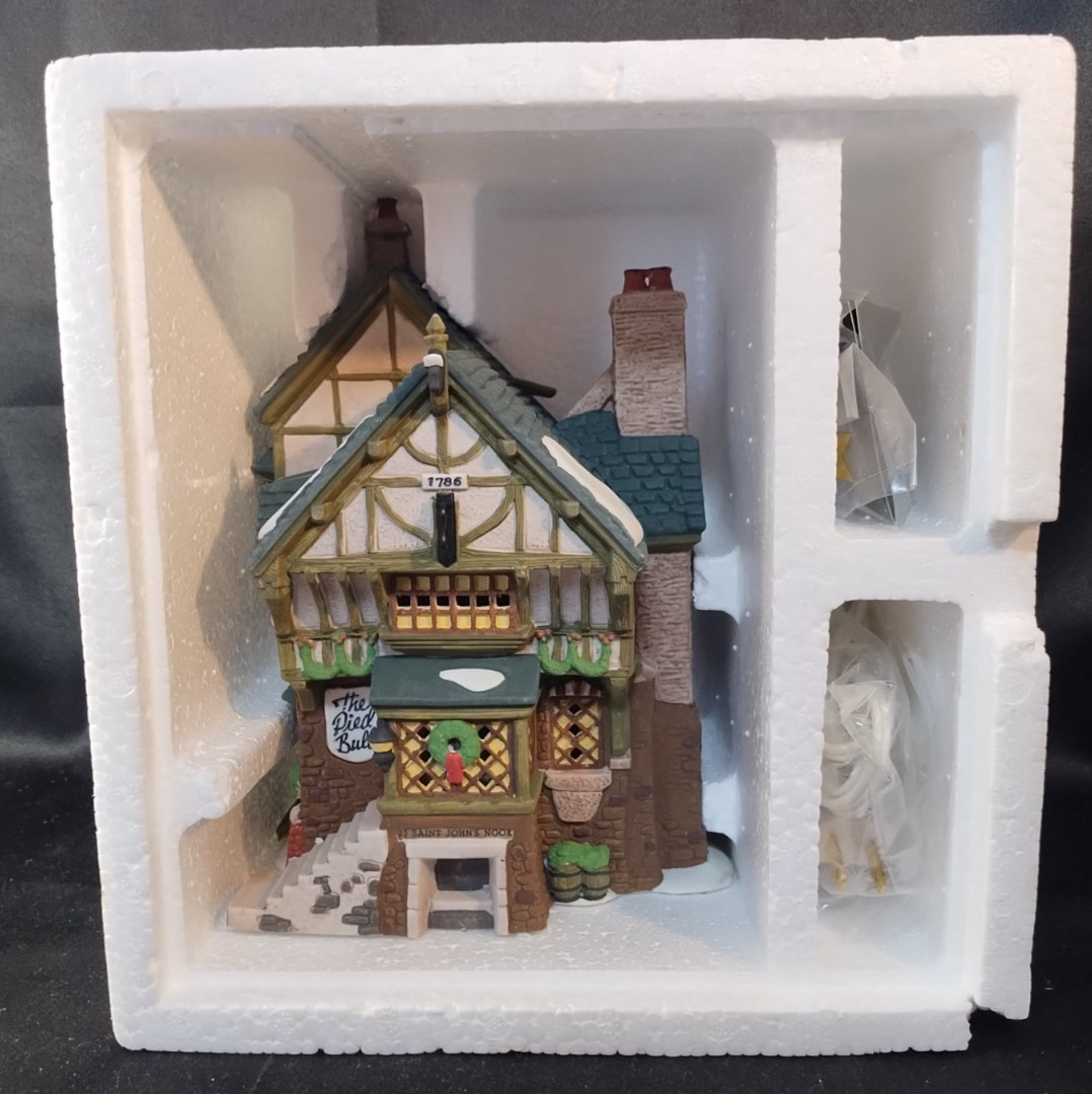 Dept 56 Dickens Heritage Village Series “The Pied Bull Inn” Second Edition 1993