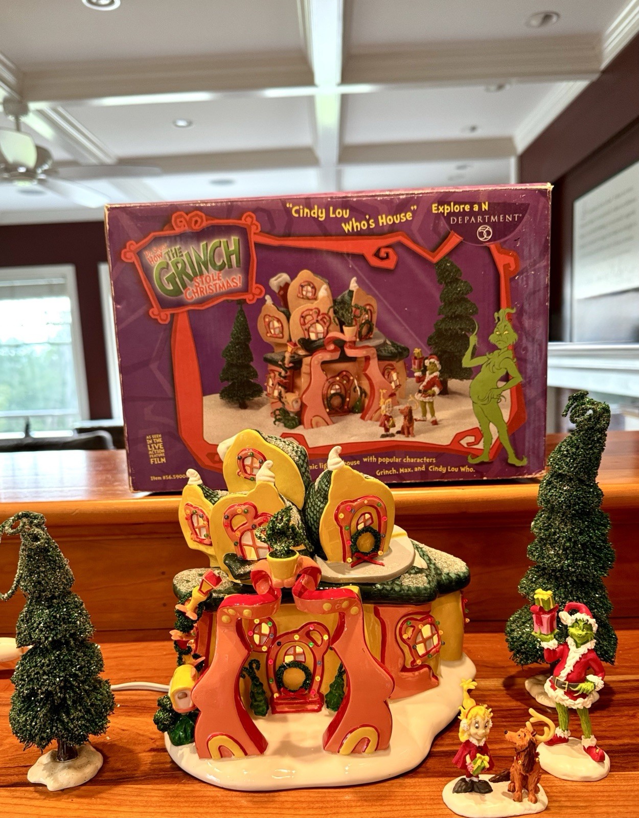 Dept 56 THE GRINCH Christmas Village Cindy Lou Who’s House 59004