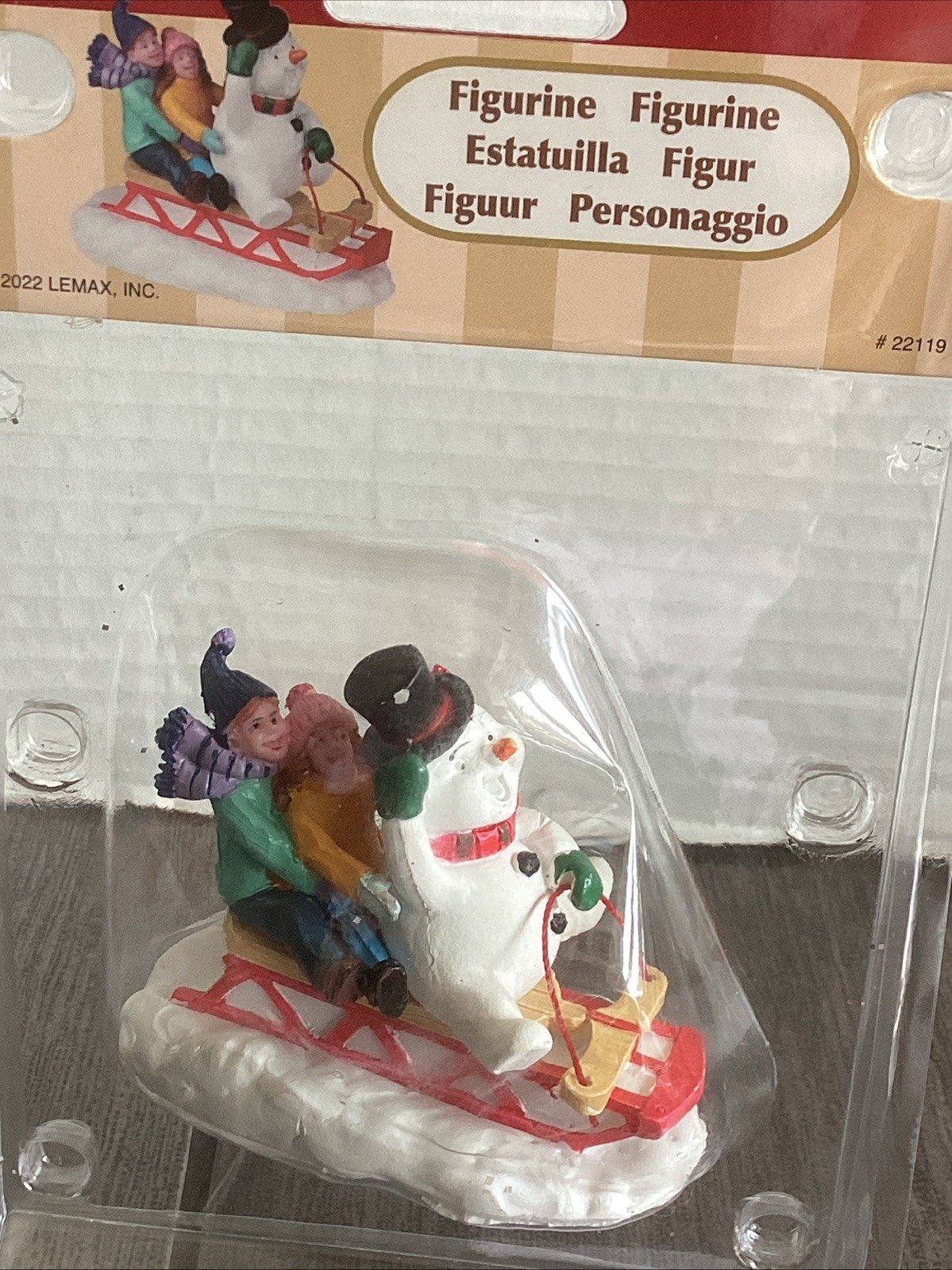 LEMAX FIGURINE LOT OF 12 VINTAGE NEW IN PACKAGE NOS 1999-2022 VILLAGE CHRISTMAS