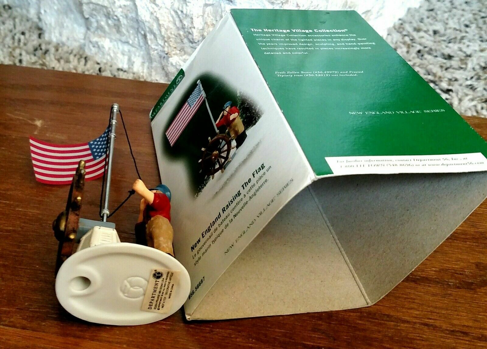 New England Raising The Flag #56687 Department 56 – BUYER GUARANTEE