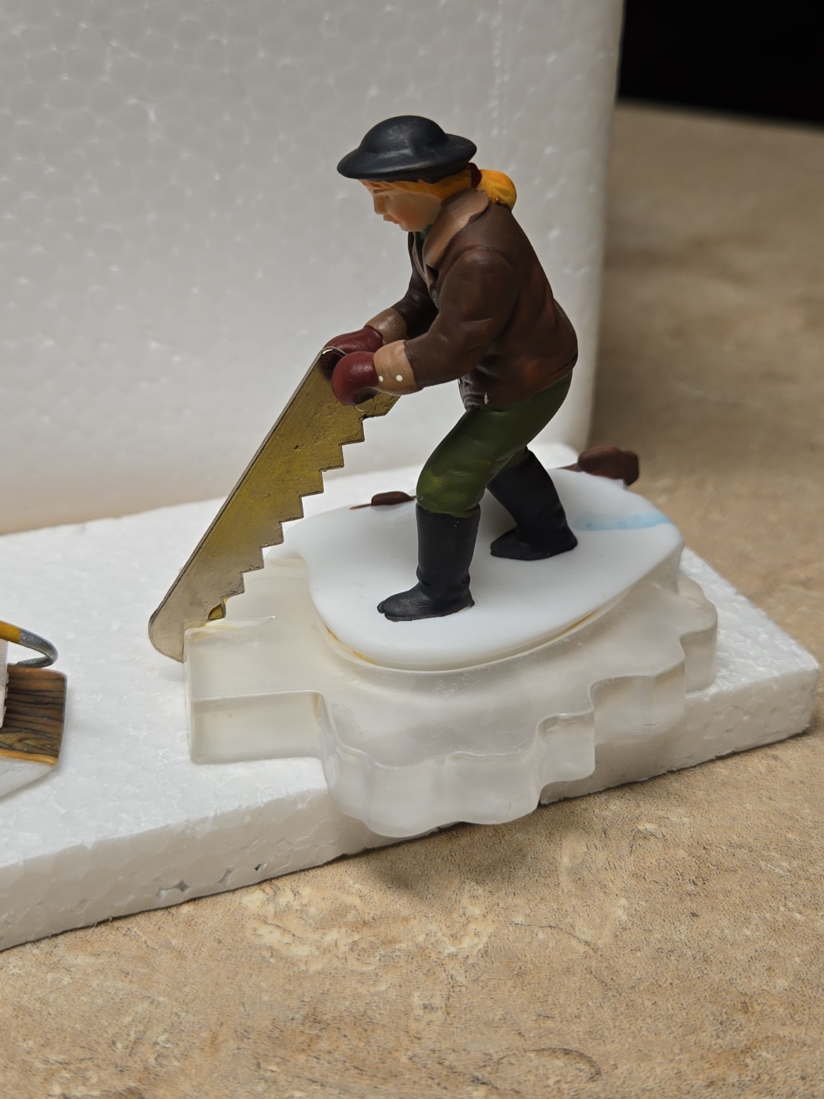 Dept. 56 Heritage Village Collection “Blue Star Ice Harvesters” Clean Boxed