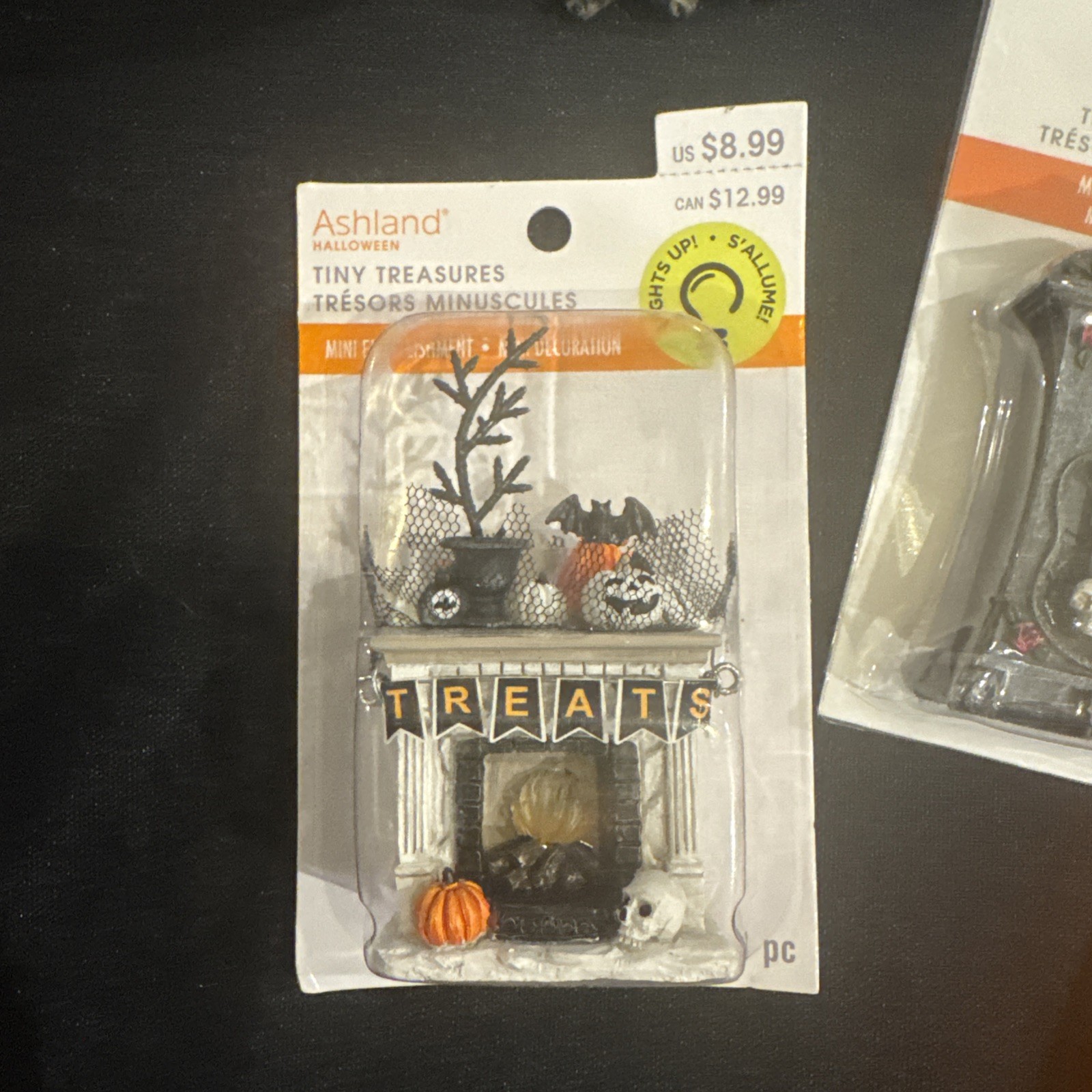 Michaels Ashland Tiny Treasures Halloween Miniature Village Accessory Lot 9pc