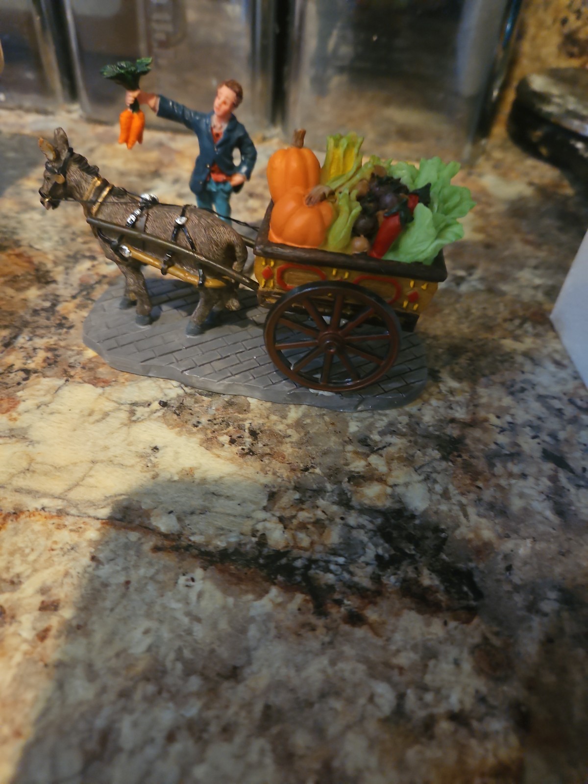 Lemax Village Collection Fresh Garden Goods Retired 2003 Poly Resin