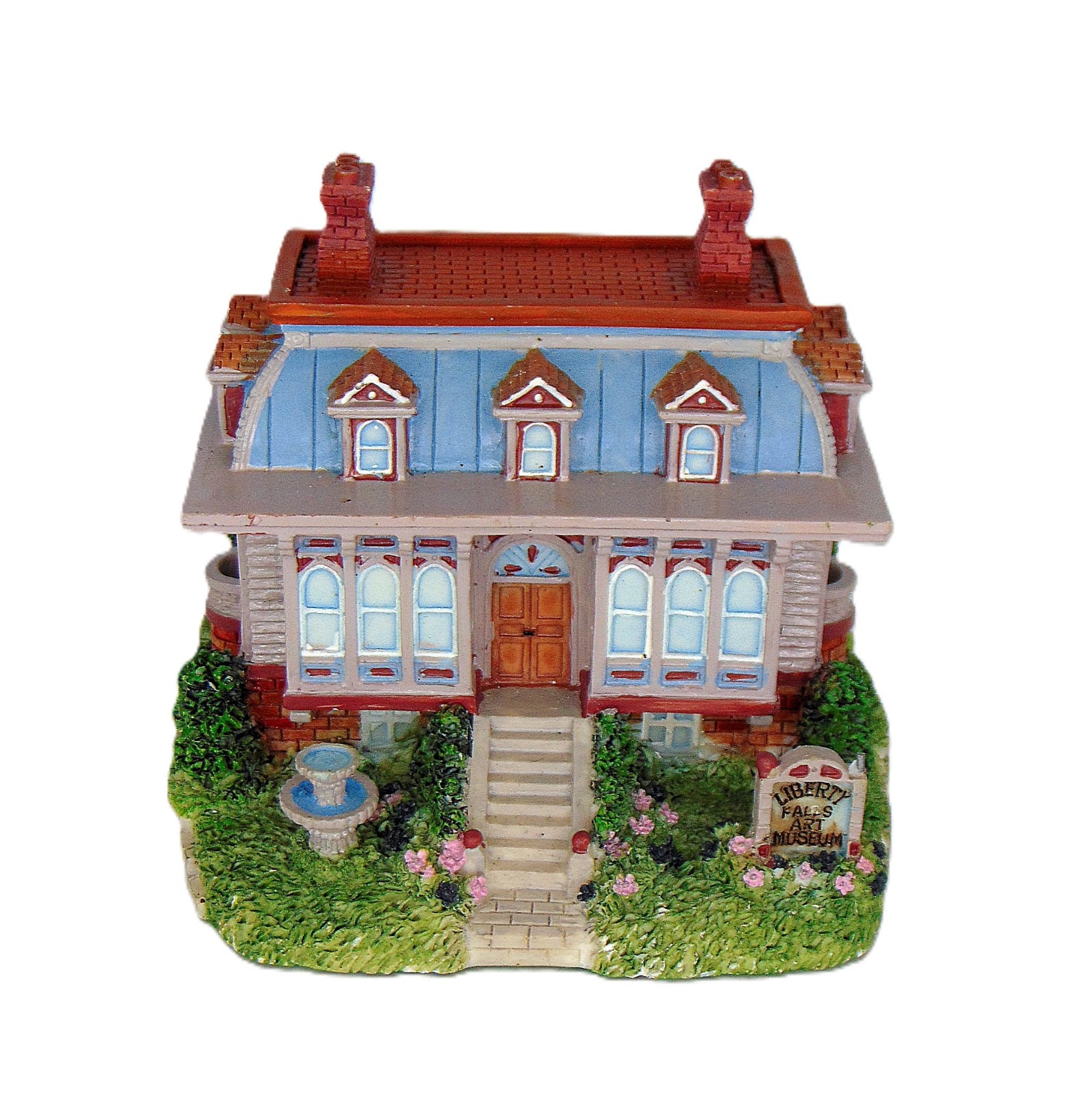 AMERICANA COLLECTION ART MUSEUM OF LIBERTY FALLS CERAMIC HOUSE AH204