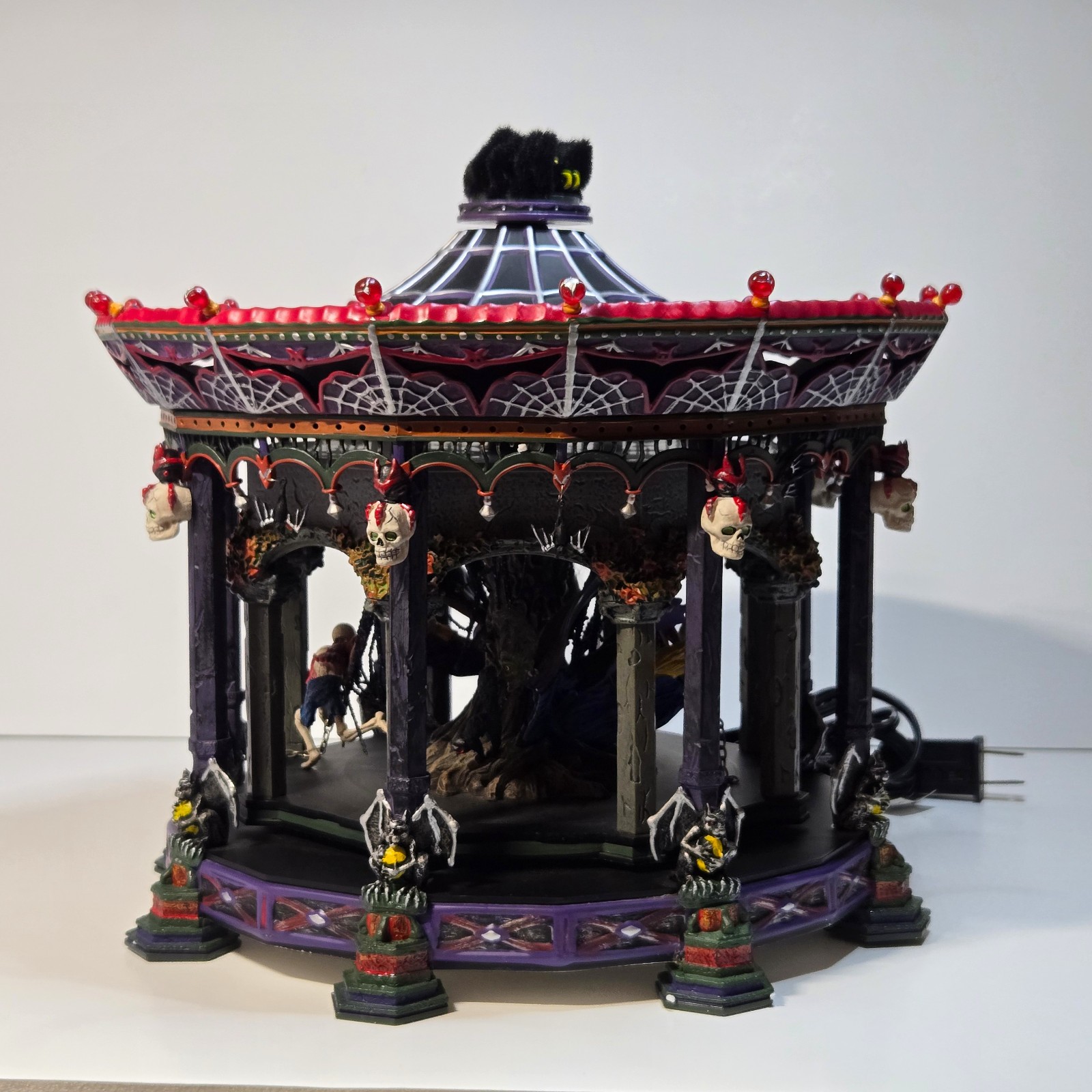 Dept 56 Ghostly Carousel 56.55317 Halloween Snow Village Lights Sound REPAIR