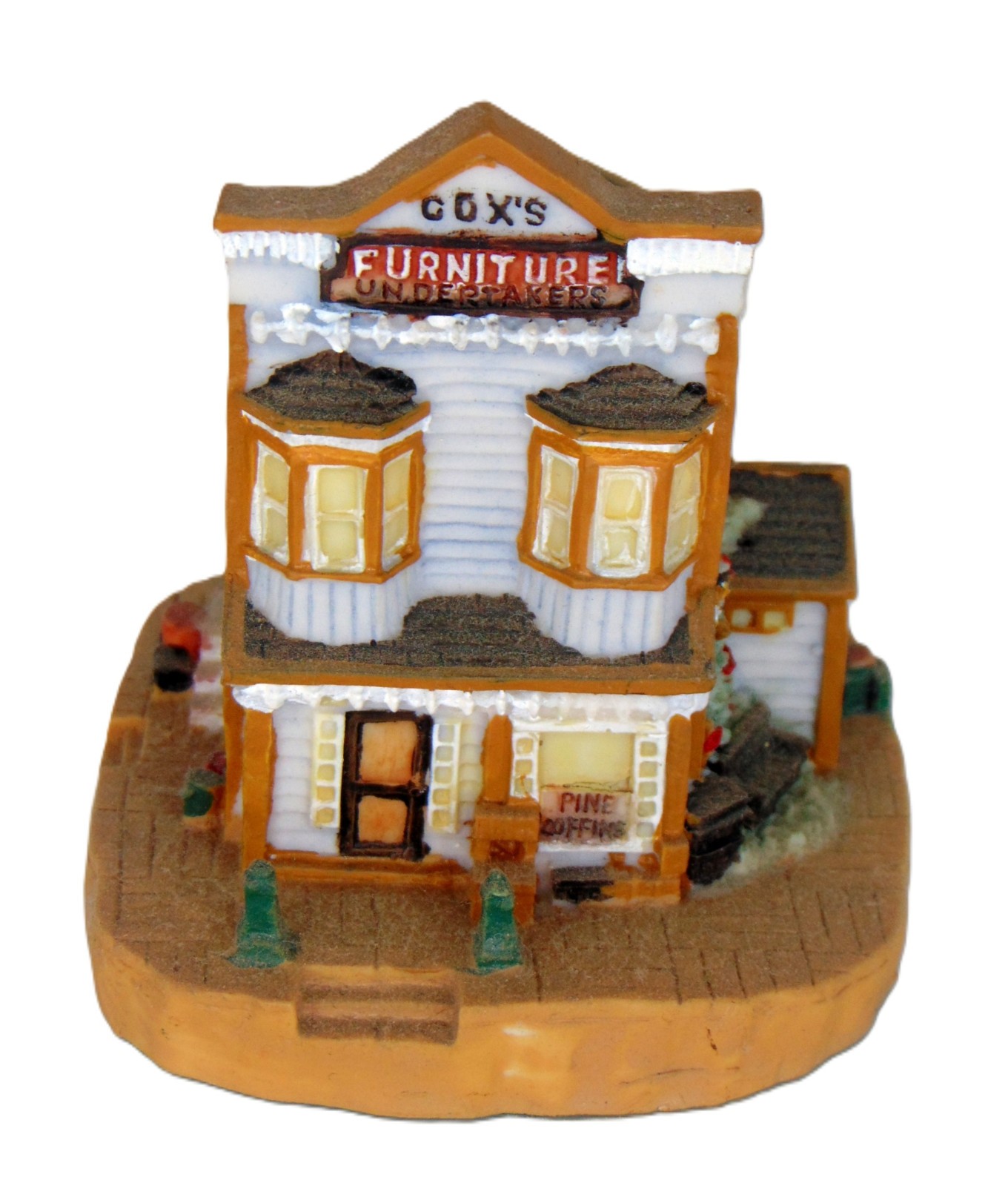 AMERICANA COLLECTION COX’S FURNITURE OF LIBERTY FALLS CERAMIC HOUSE AH38