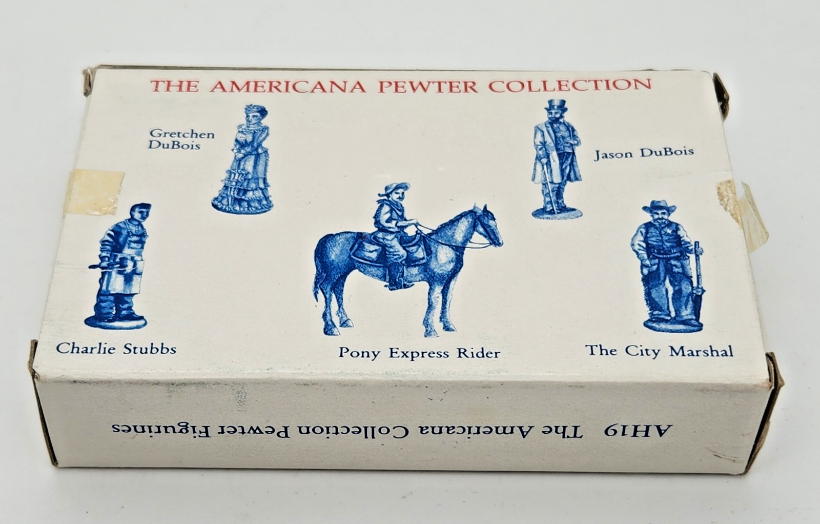 2 Boxes Liberty Falls Americana Pewter Collection AH18, & AH19 (READ, missing 1)