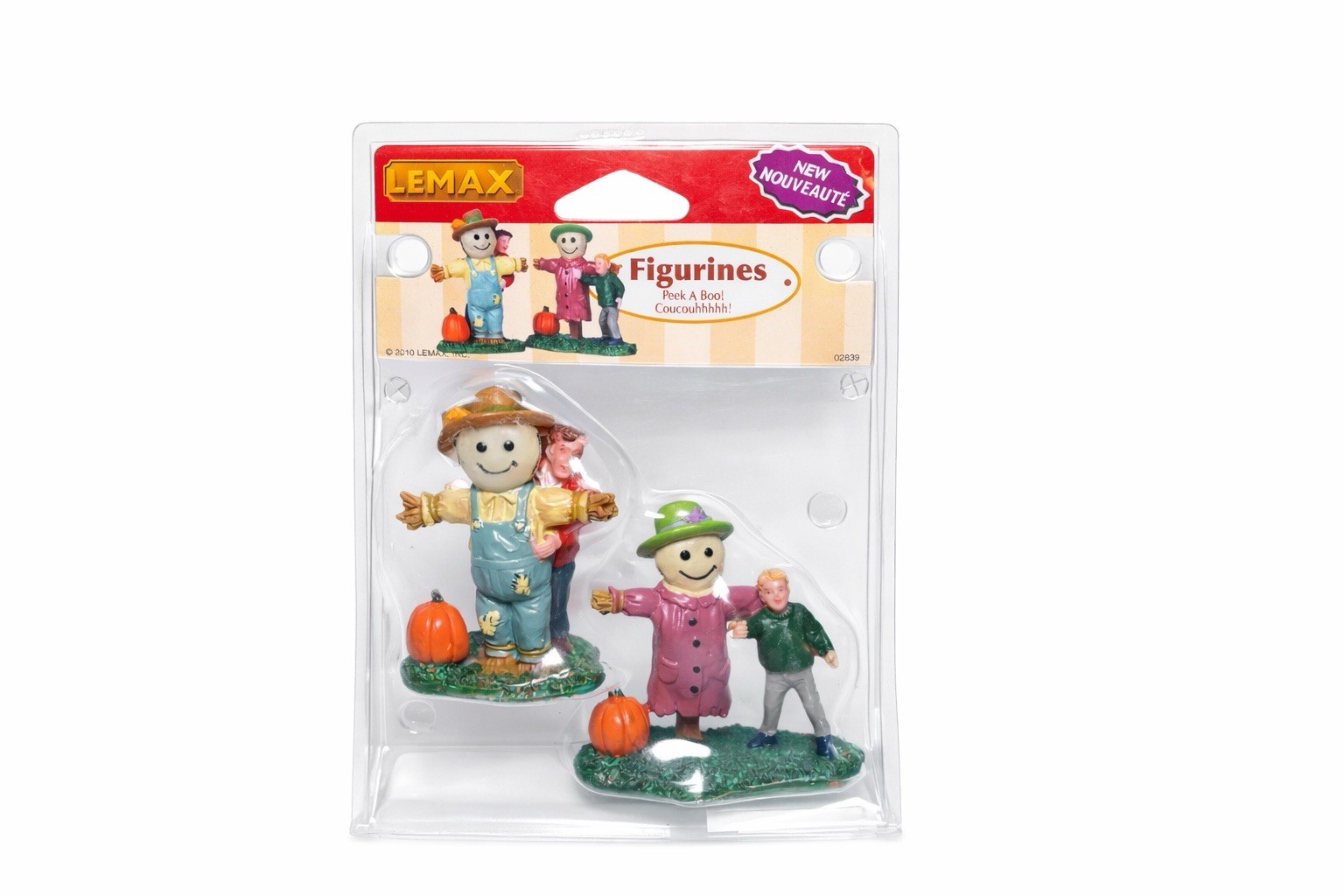 Lemax Village Figurines Peek A Boo 02839 Fall Harvest Scarecrow Set NIB