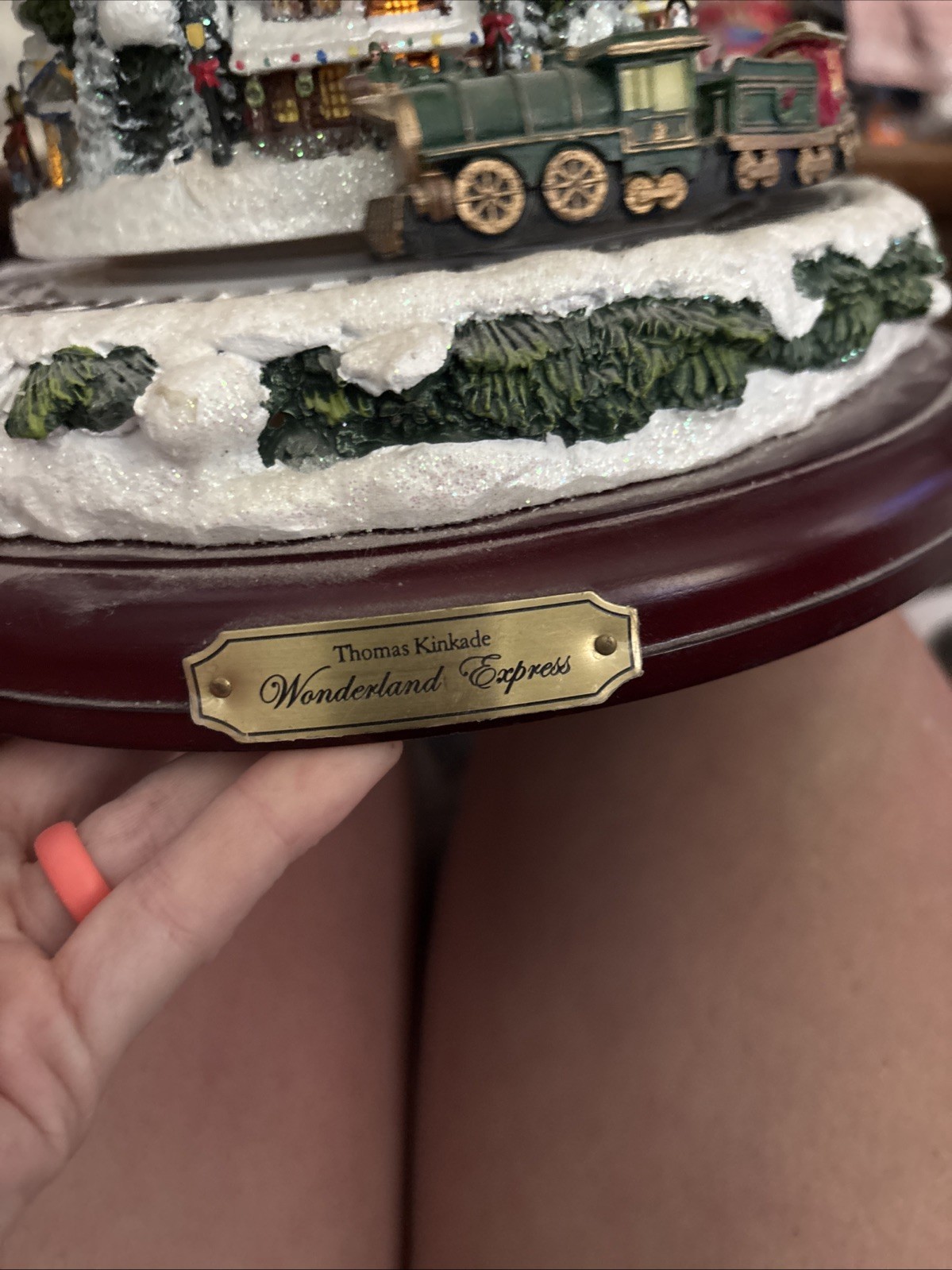 Hawthorne Village Thomas Kinkade Wonderland Express Christmas Tree – Train Music