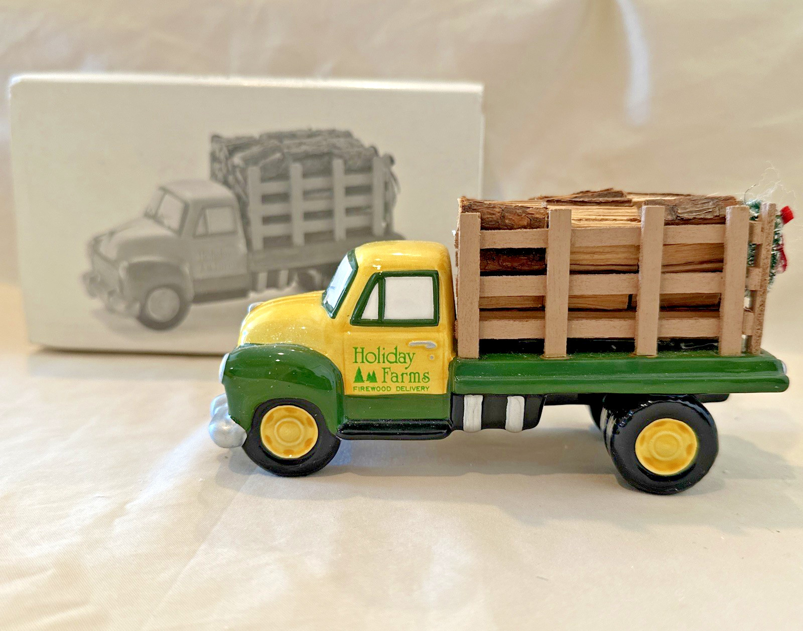 Department 56 “Firewood Delivery Truck” Snow Village Holiday Farm 54864 Retired