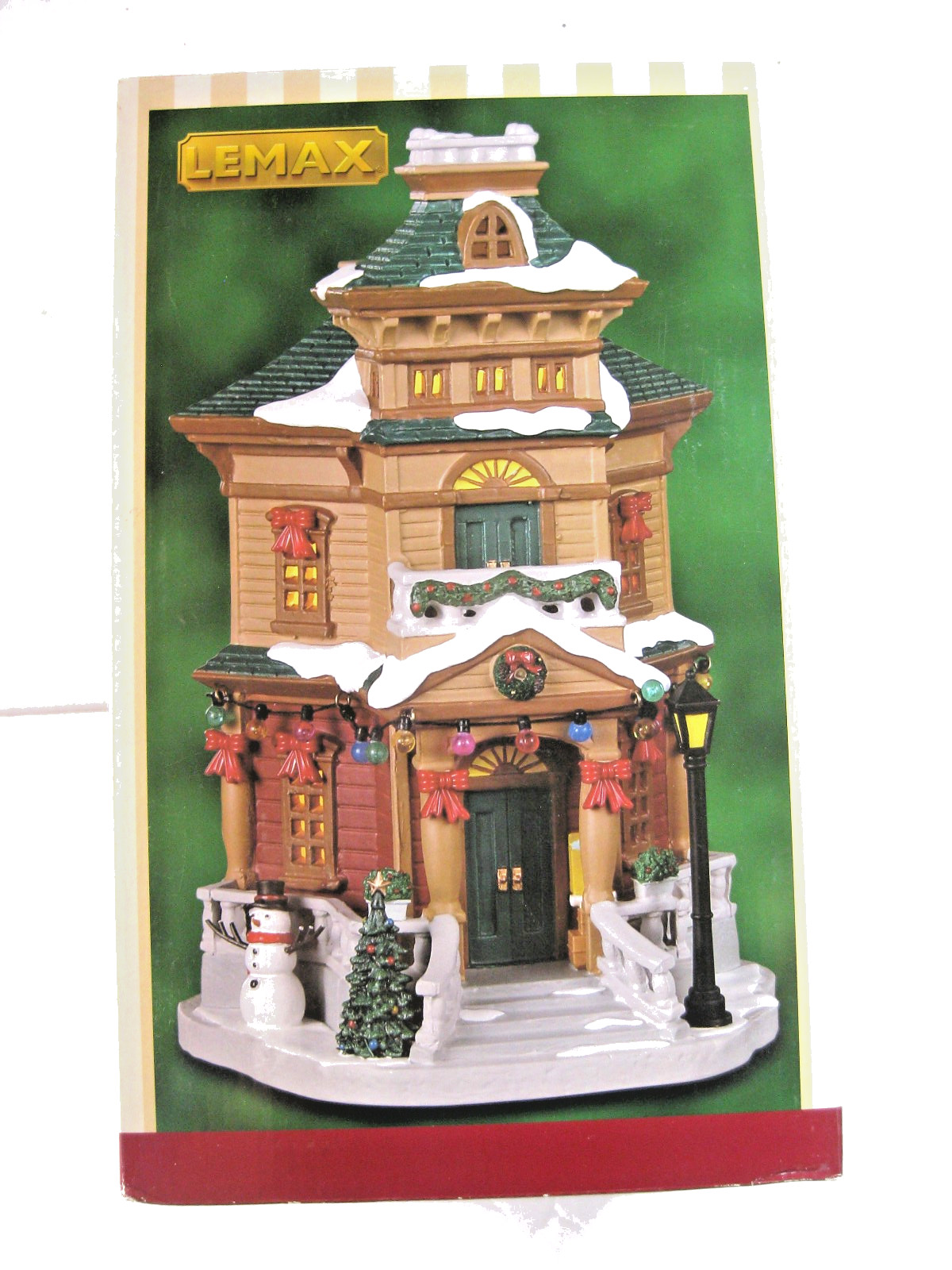 LEMAX #25933 CORNER RESIDENCE LIGHTED BUILDING NEW IN BOX
