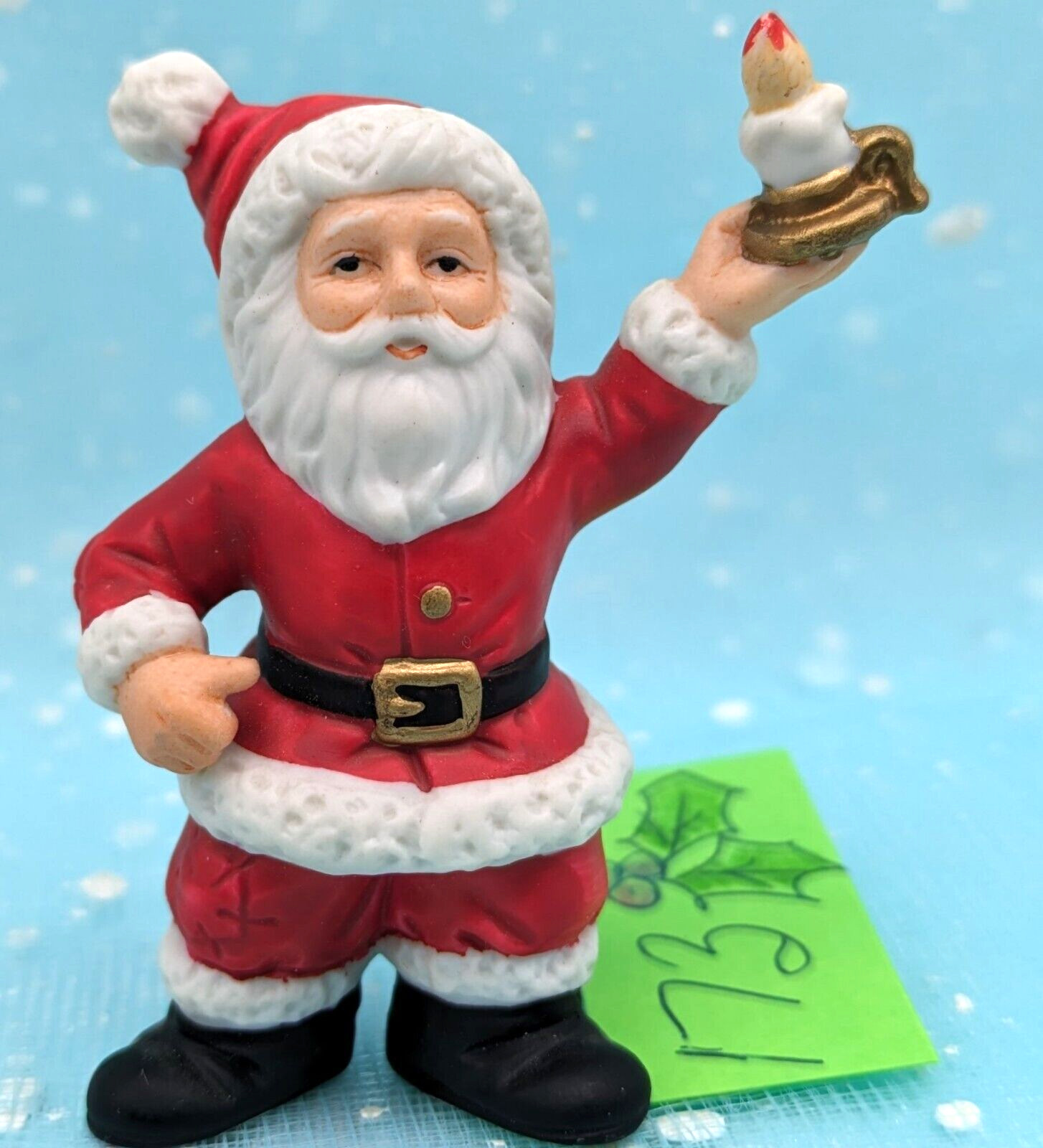 Lefton Santa Elf Candle LARGER SCALE Christmas Village NO BOX INV173