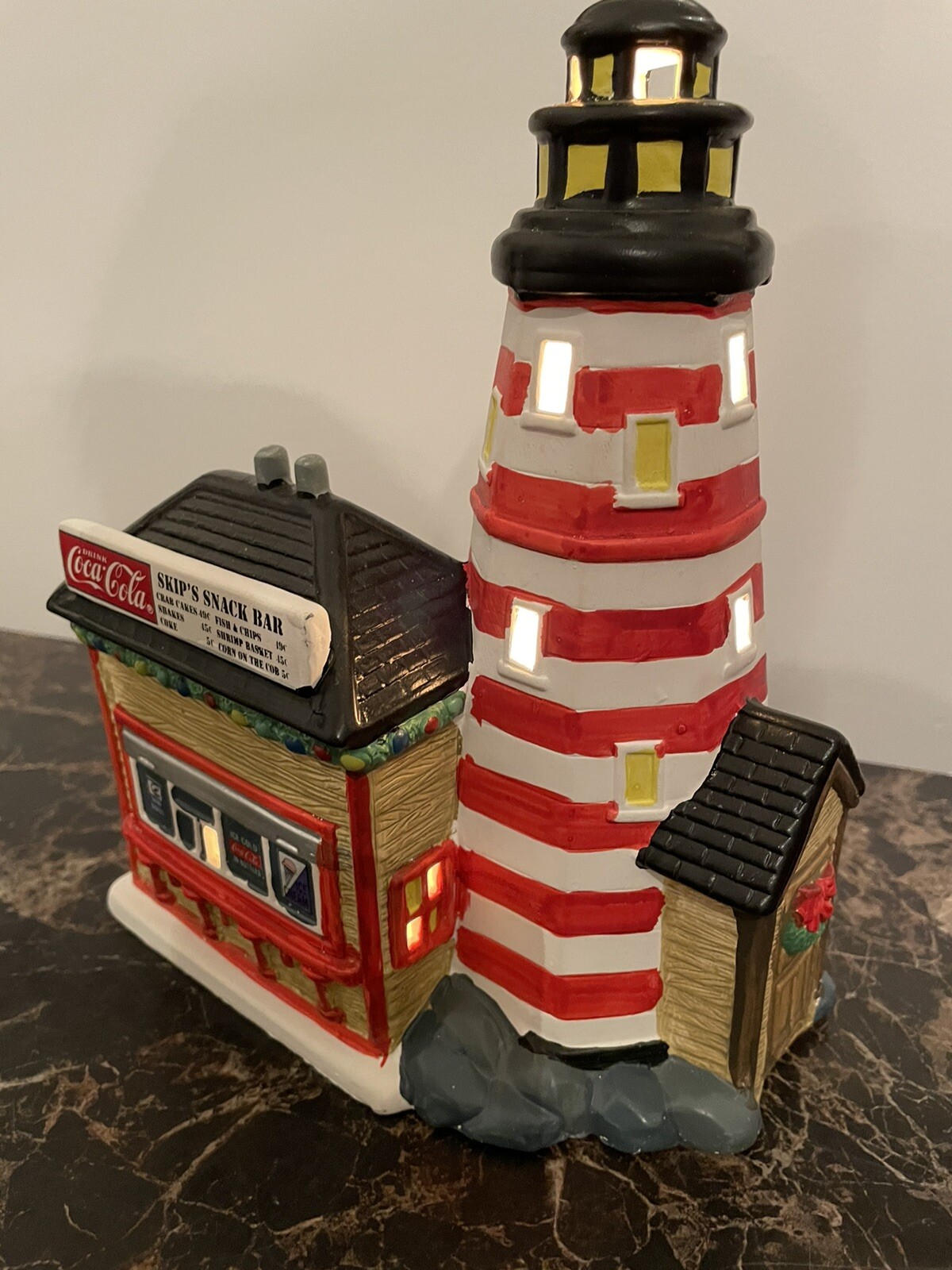 Vintage 1995 COKE COCA COLA TOWN SQUARE COLLECTION SKIP’S SNACK BAR VILLAGE Box