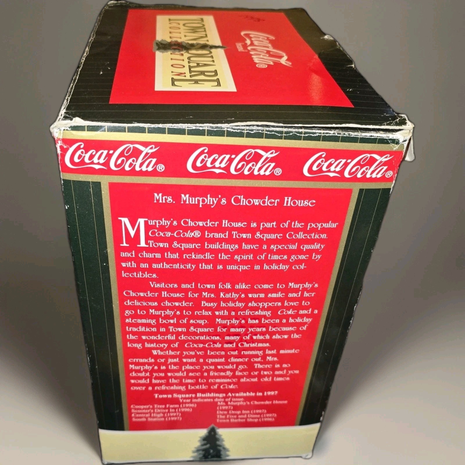 COCA-COLA MRS MURPHYS CHOWDER HOUSE RETIRED Town Square Collection CHRISTMAS