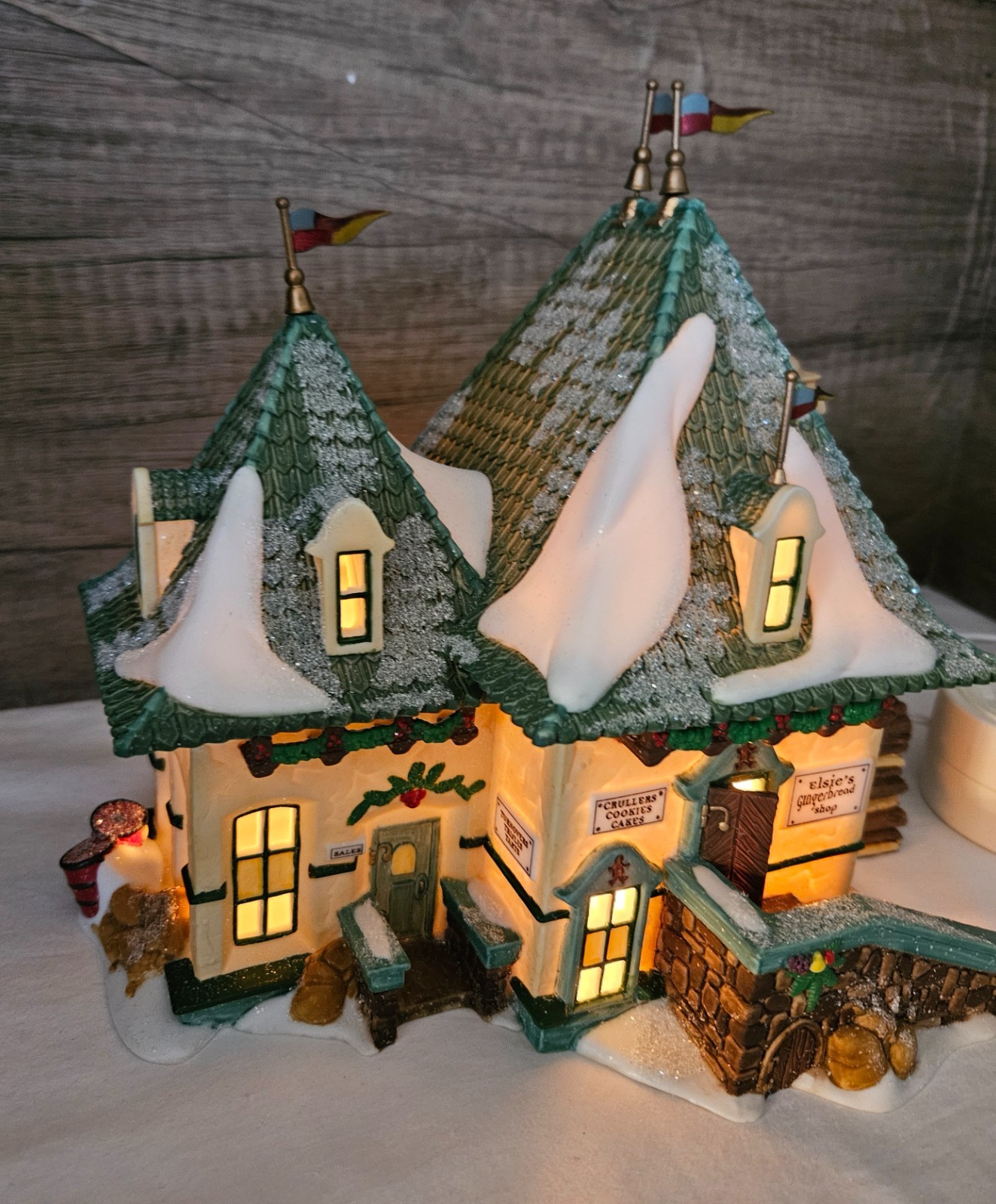 Dept 56 North Pole Series “Elsie’s Gingerbread” Ltd to year of production 1998