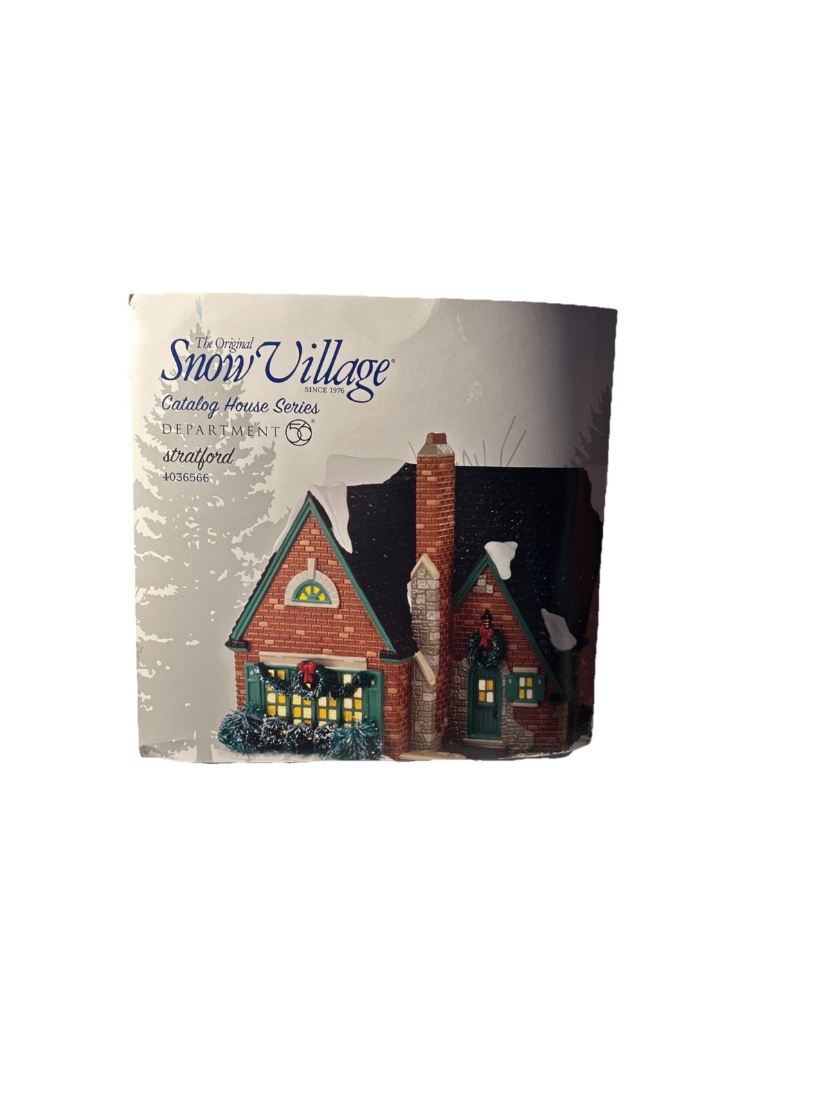 Dep 56 The Original Snow Village Stratford 4036566 Very Nice !!