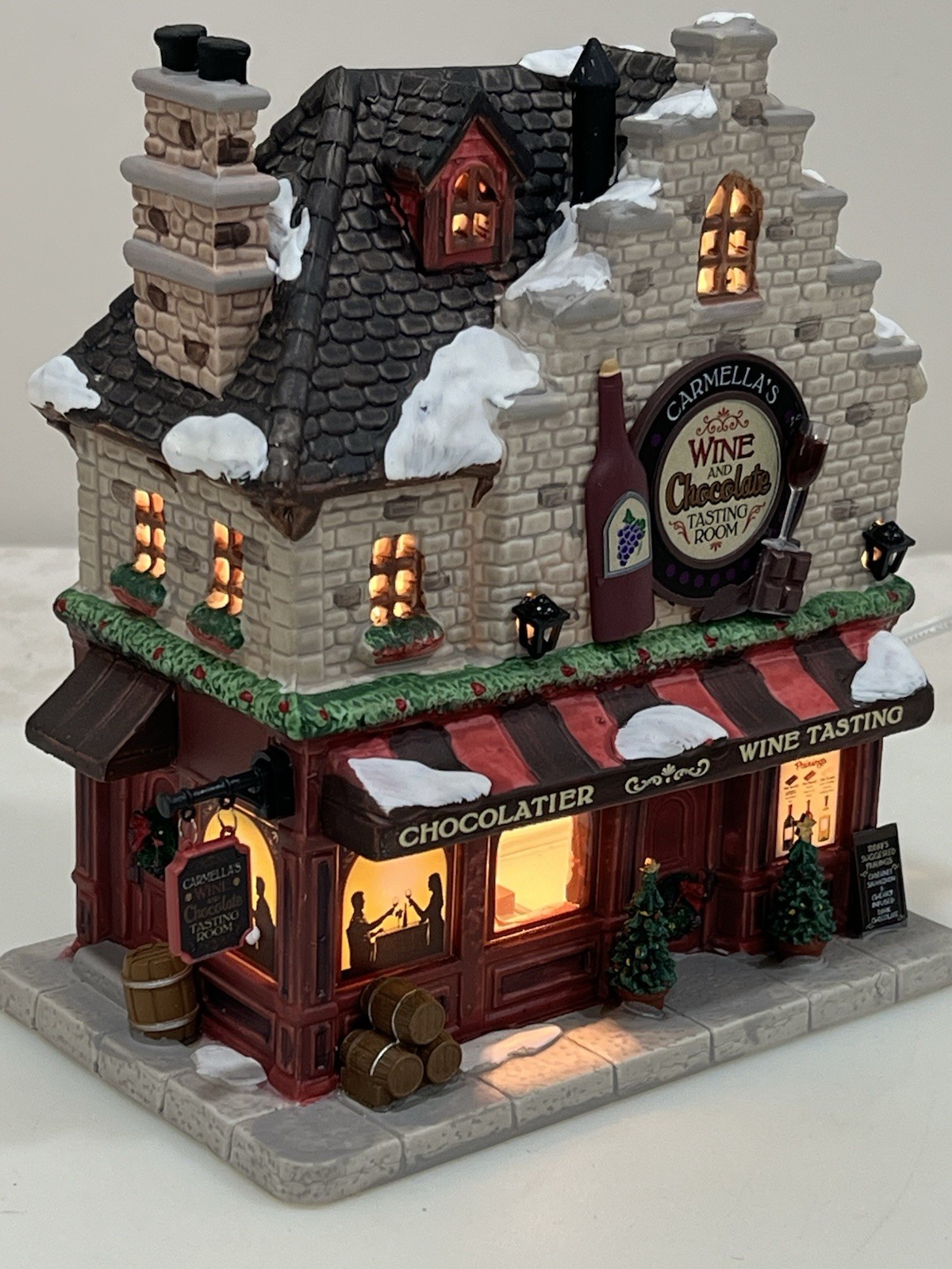 Lemax “Carmella’s Wine And Chocolate Tasting Room” 2023 Excellent Condition !