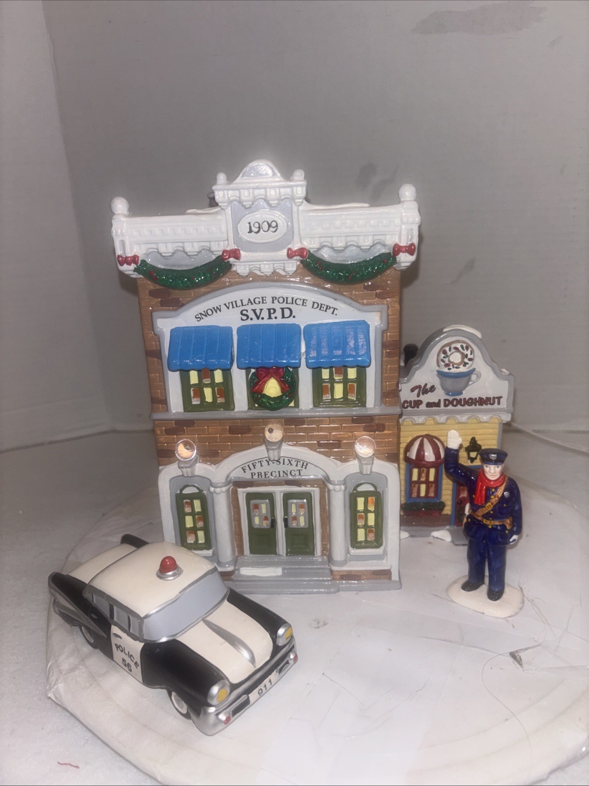 Dept.56 Snow Village Police Station, & Calling All Cars