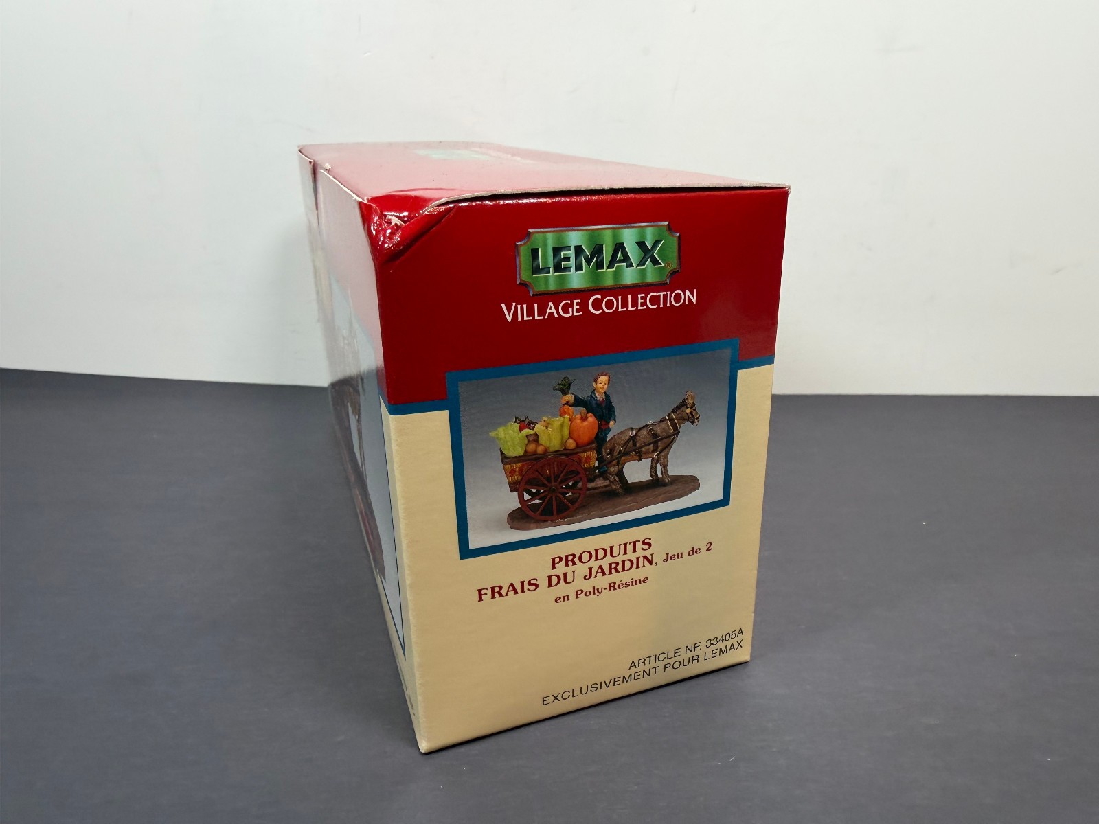 Lemax FRESH GARDEN GOODS Poly-Resin Christmas Figure Set 2003 33405A
