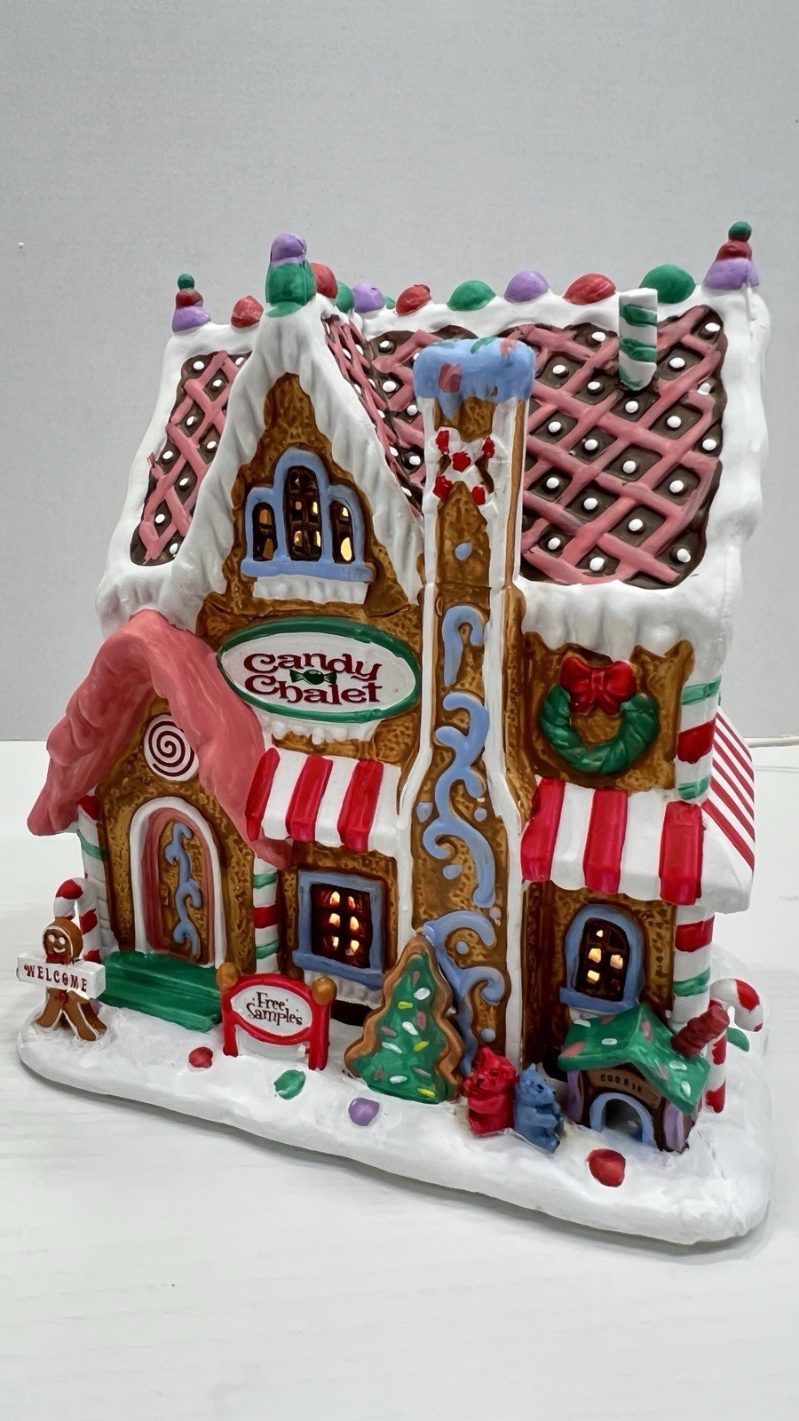 Lemax Sugar & Spice “Candy Chalet” Gingerbread House 45771 Retired NEW & RARE !