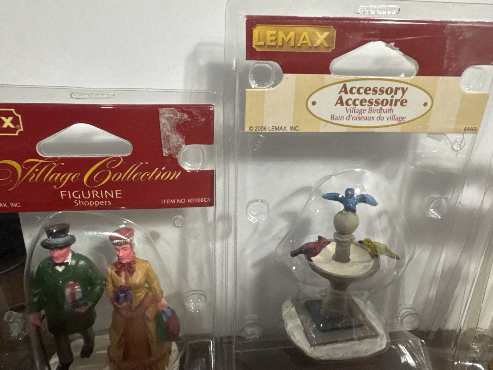 Lemax Village Collection Lot 15pcs Figurines Accessories Christmas