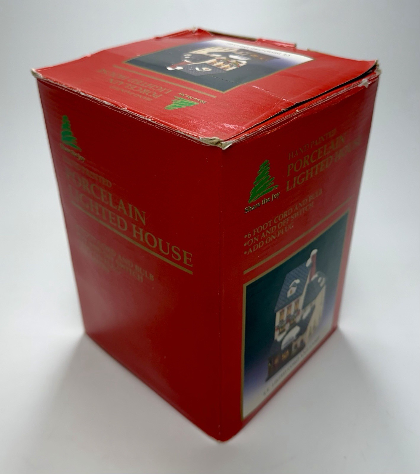 VTG Lemax -Share The Joy- ‘Grocery’ Porcelain Lighted House. No Light
