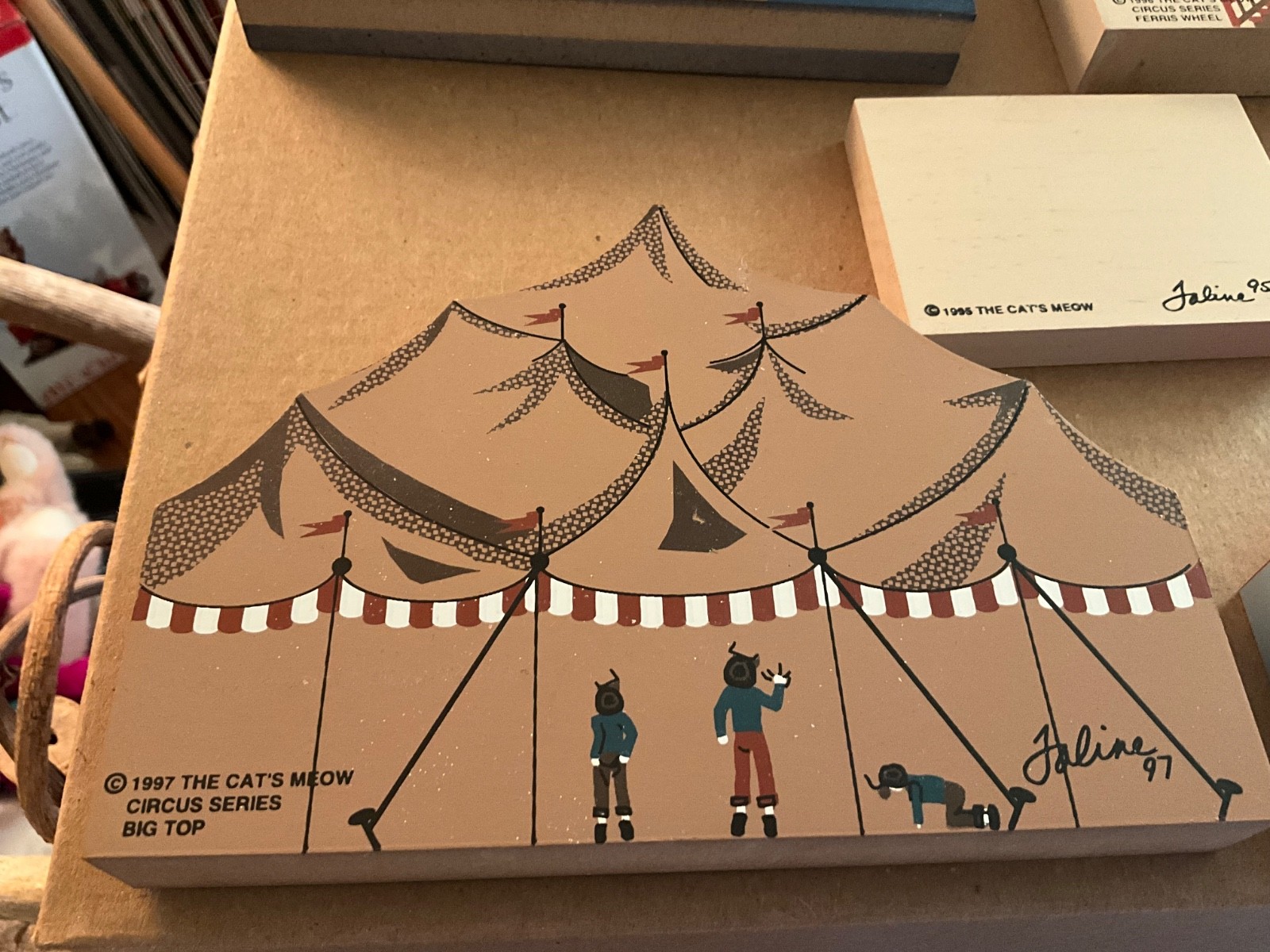 Cat’s Meow Circus Series Ferris Wheel, Clowns, Big Top, Sideshow and Lion – New