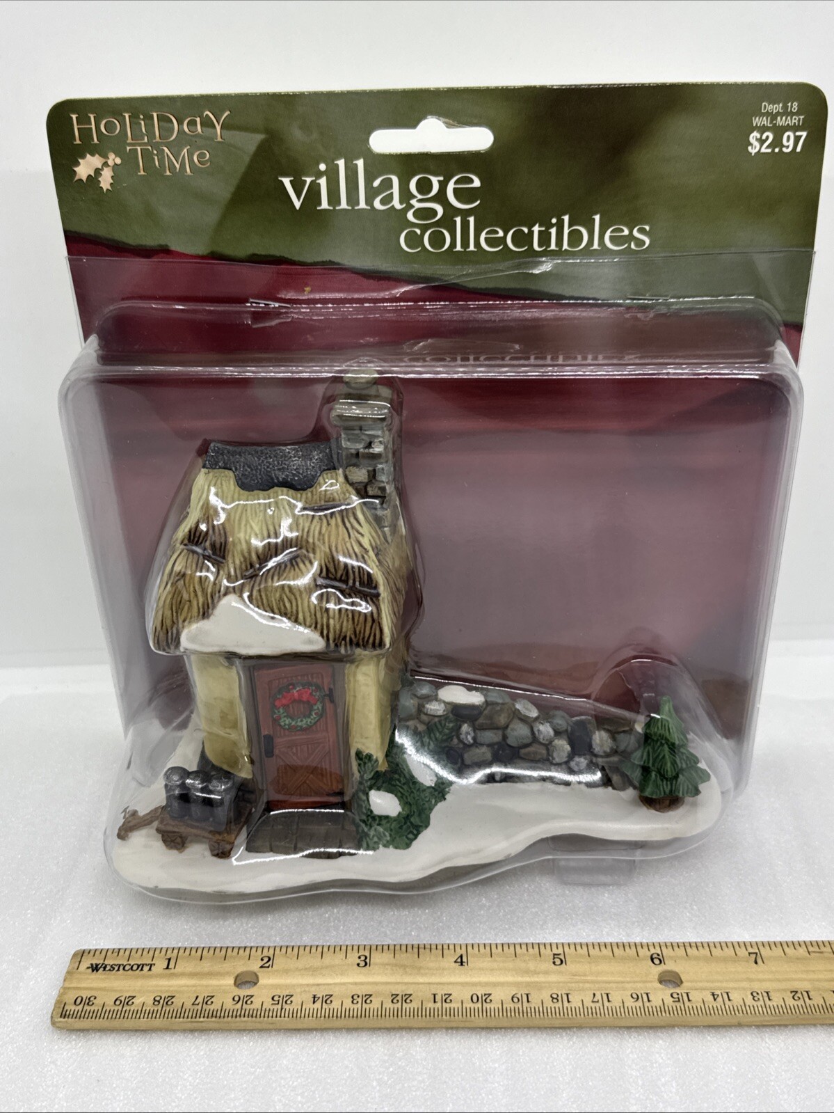 Santa’s Workshop Village Collectibles 2001 Christmas Ceramic O’Well