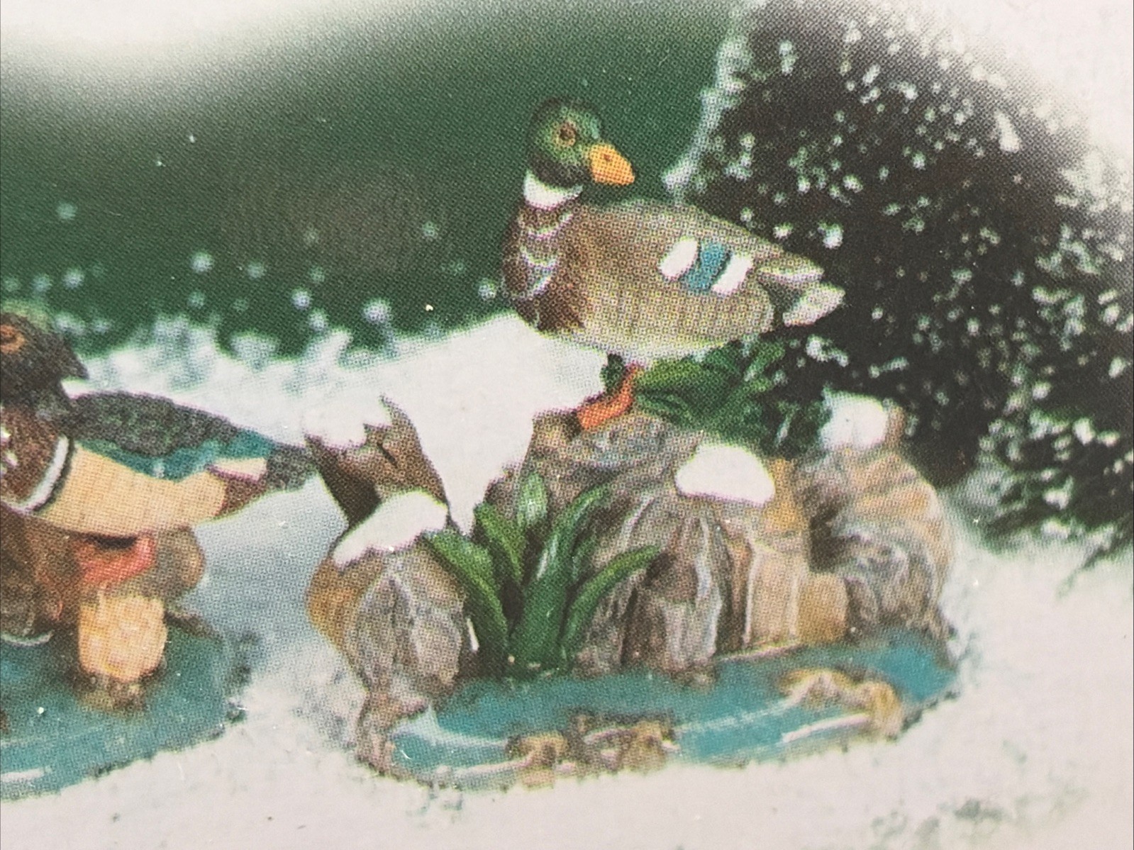 Department 56 Village Woodland Mallard And Wood Duck NEW 2001