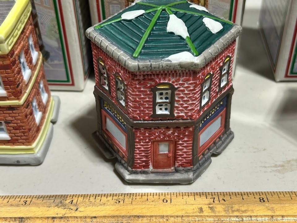 American Landmarks Collection, set of three old time village stores.