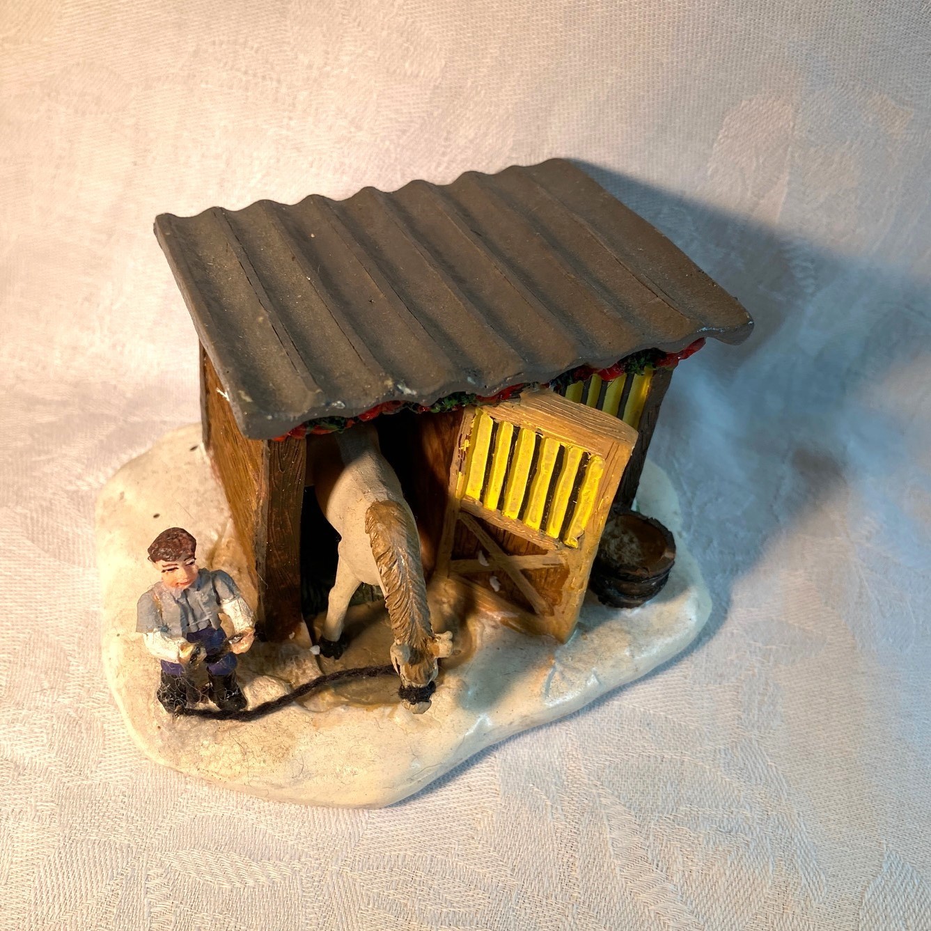 Horse Stable Shed Holiday Inspirations 2009 Christmas House Accesory Joann Store