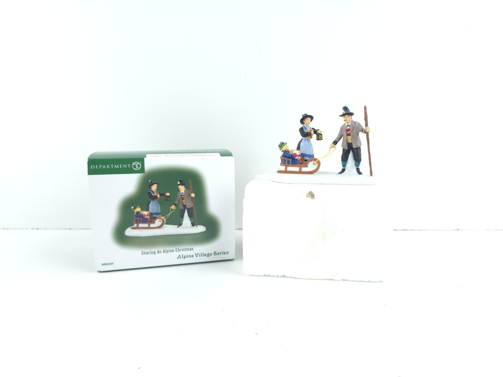 Dept 56 2008 Alpine Village Sharing An Alpine Christmas 806284 MIB