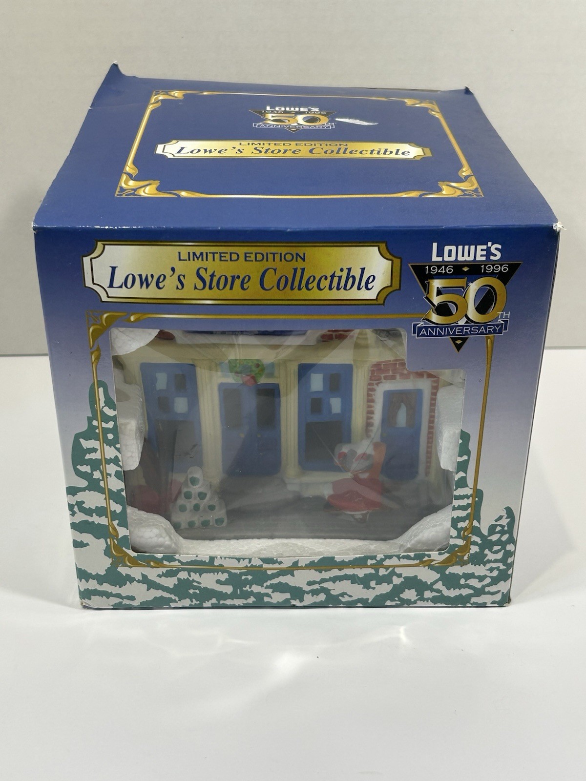 Vintage 1996 Limited Edition Lowe’s Store Collectible 50th Anniversary Porcelain