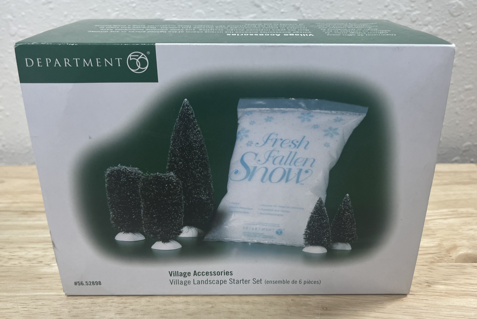 Department 56 – Village Accessories Trees Snow Landscape Starter Set – 56.52898
