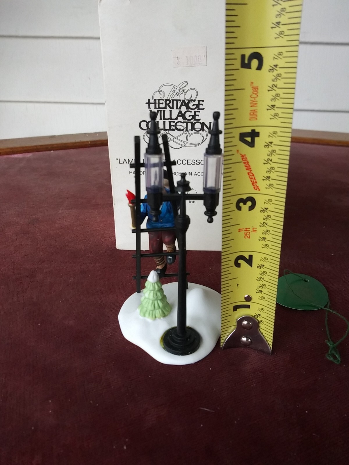 Dept 56 ~ Heritage Village Collection~Lamplighter Accessory Set, Reglued In Box