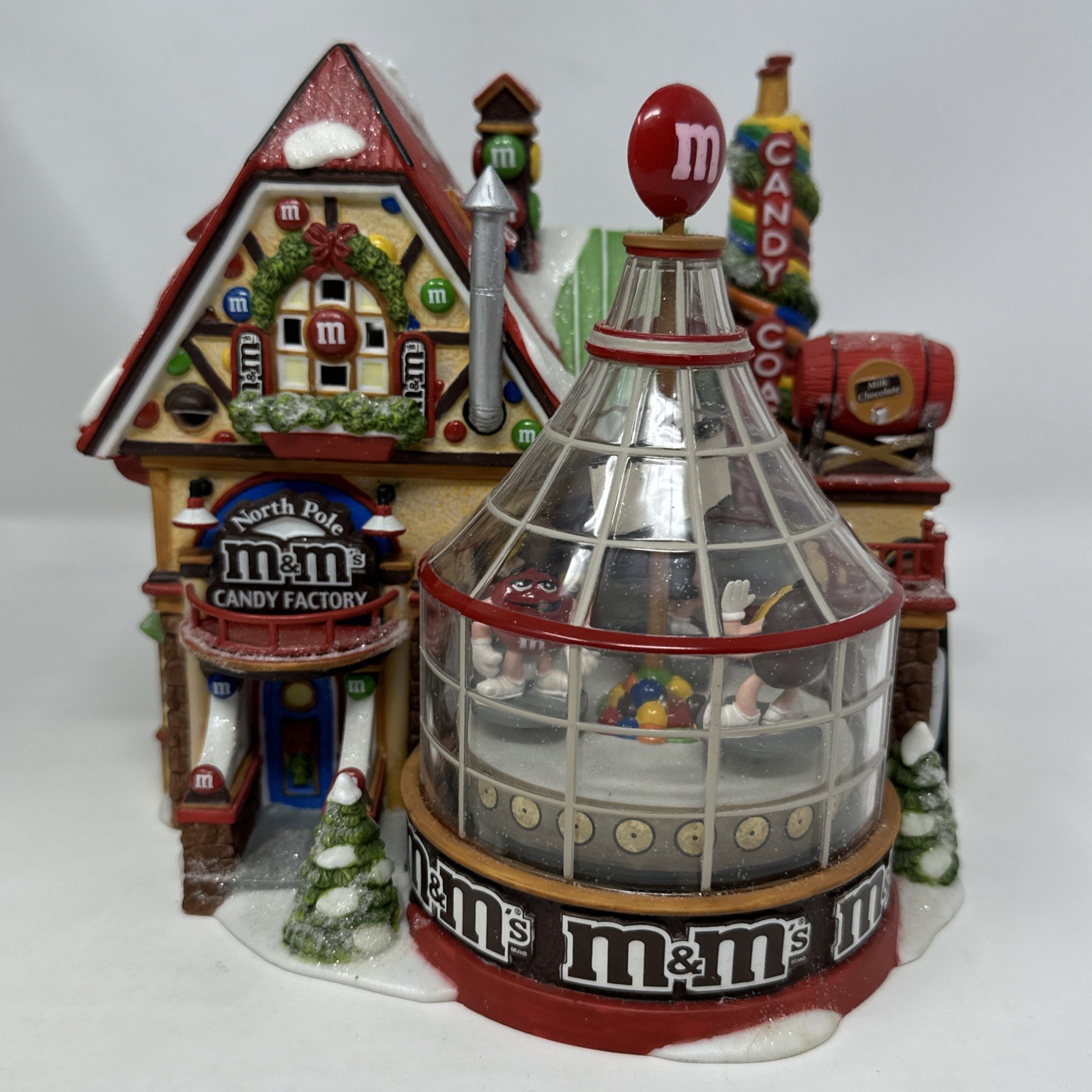 Dept 56 North Pole Series M&M’s Candy Factory In Box – Works
